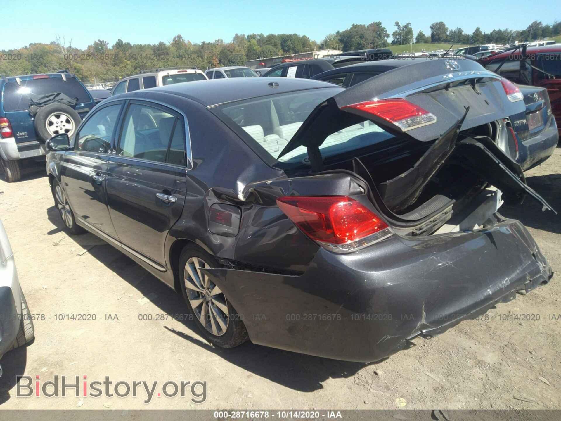 2011 TOYOTA AVALON - VIN: 4T1BK3DB1BU373619 - Фото 3
