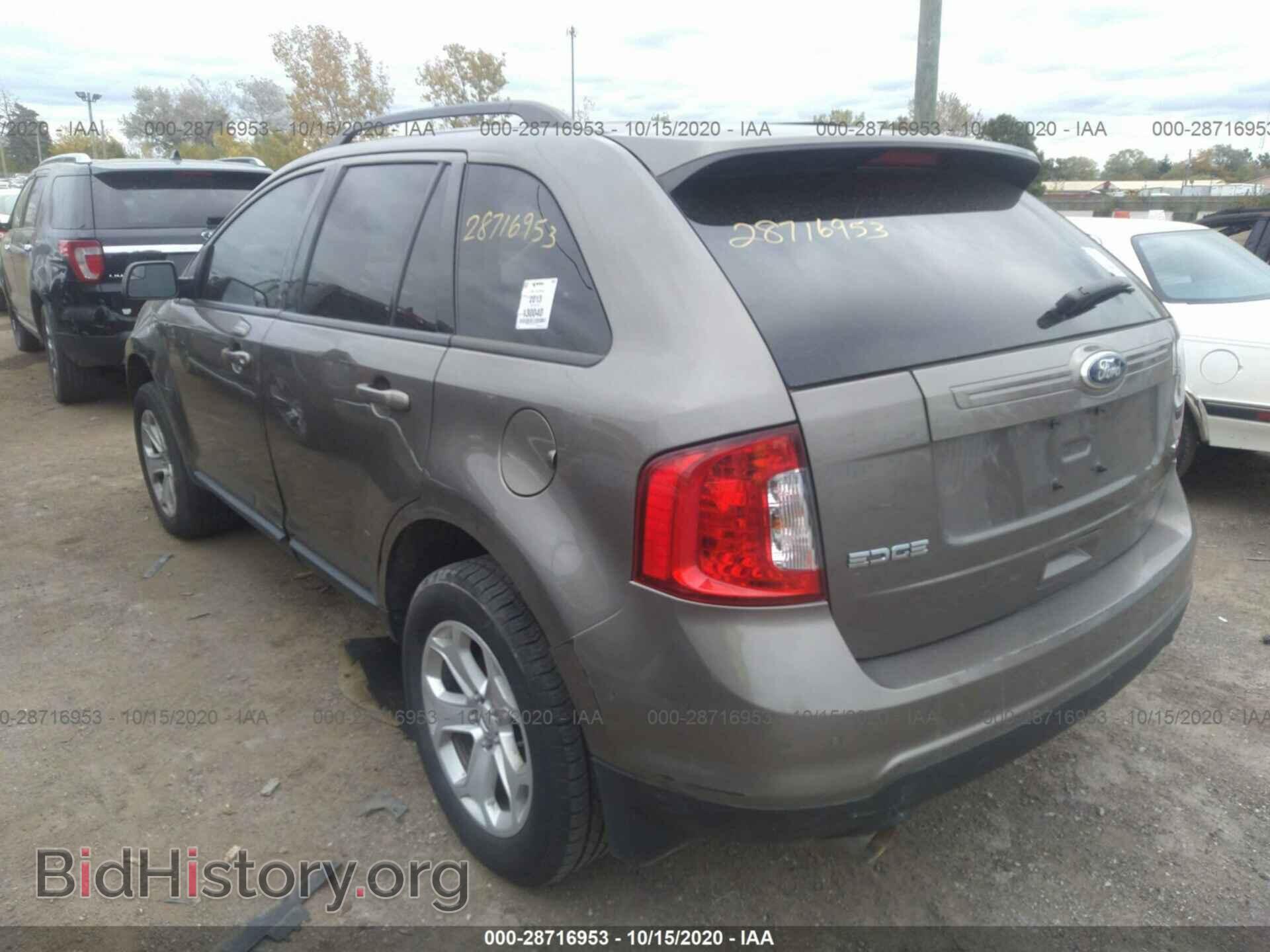 2013 FORD EDGE - VIN: 2FMDK4JC6DBC42237 - Фото 3