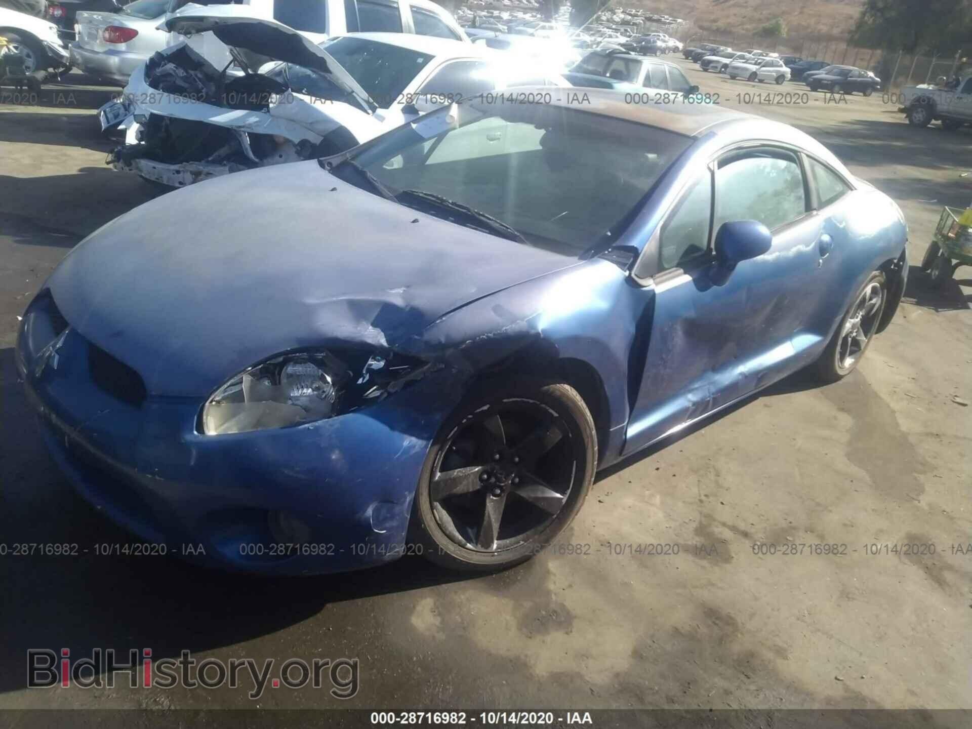 2006 MITSUBISHI ECLIPSE - VIN: 4A3AK24F06E011050 - Фото 2