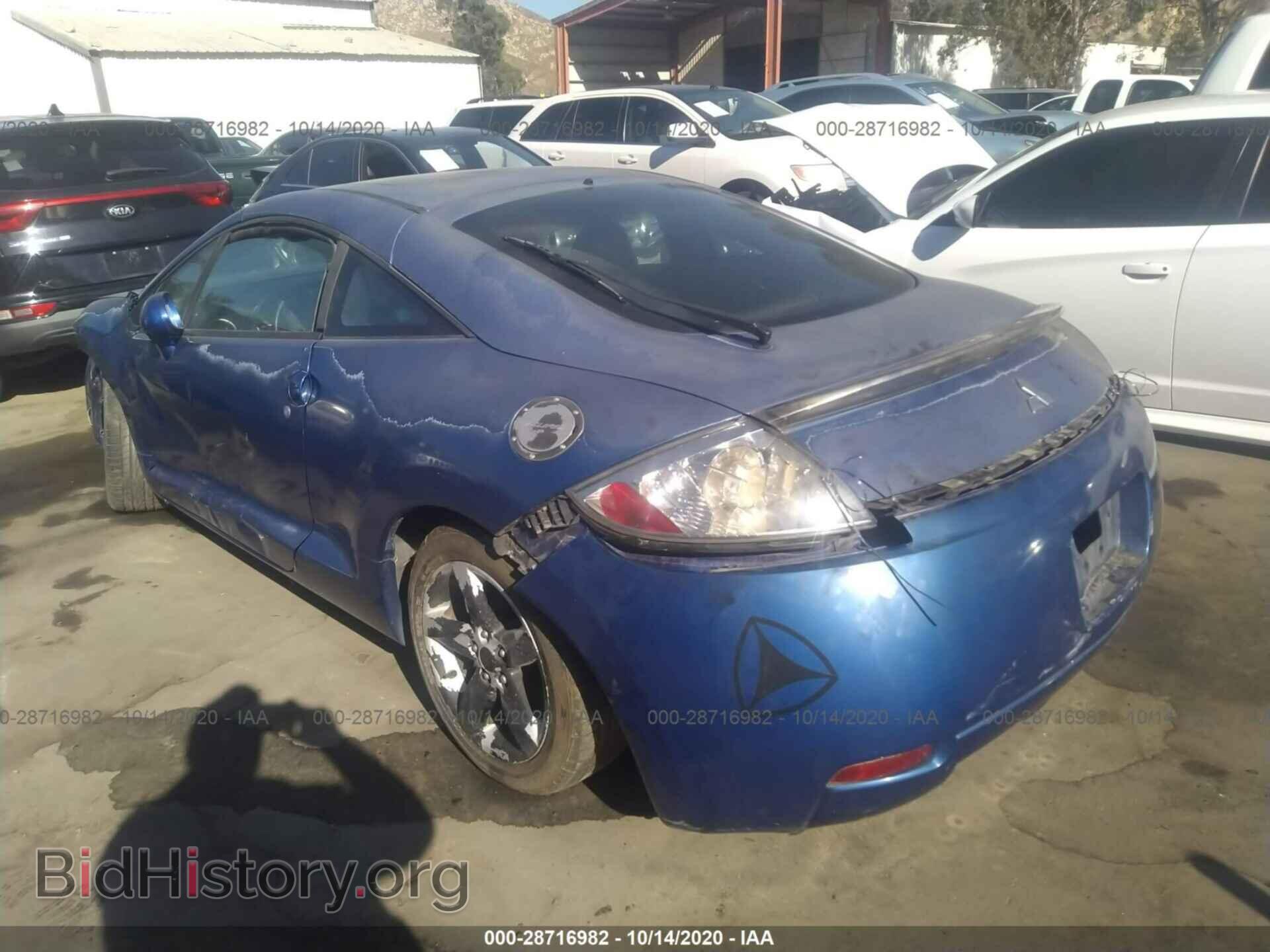 2006 MITSUBISHI ECLIPSE - VIN: 4A3AK24F06E011050 - Фото 3