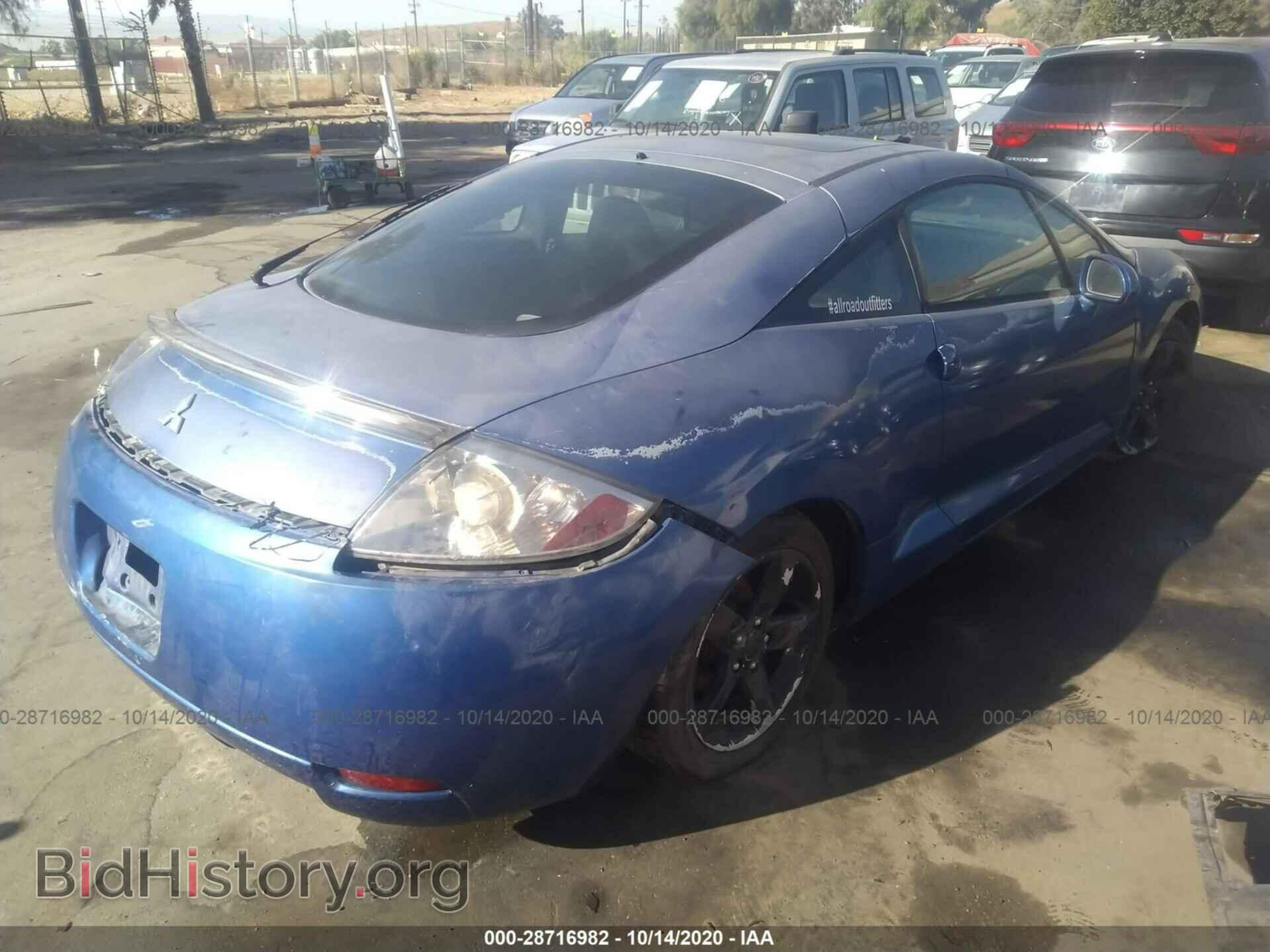 2006 MITSUBISHI ECLIPSE - VIN: 4A3AK24F06E011050 - Фото 4