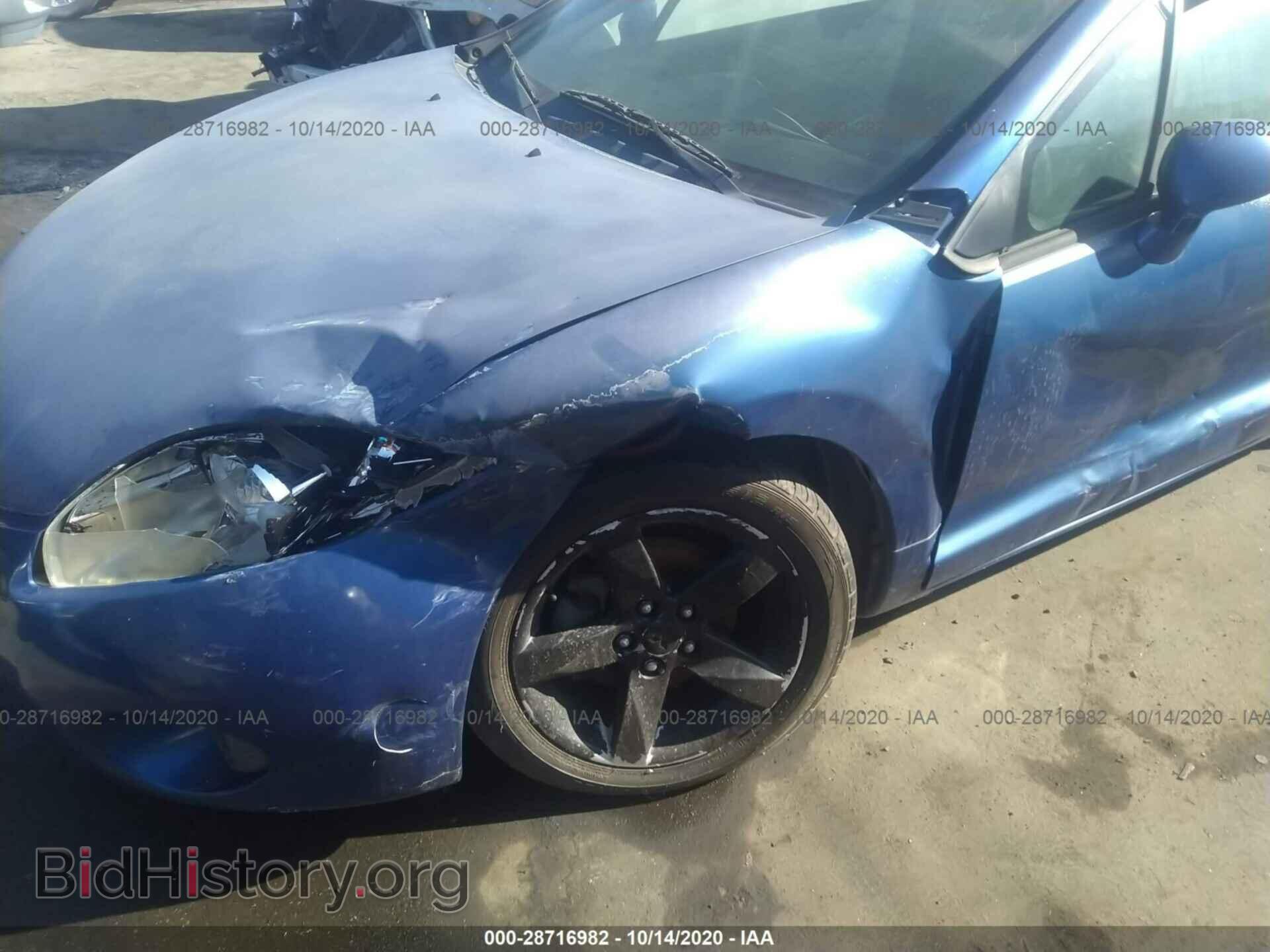 2006 MITSUBISHI ECLIPSE - VIN: 4A3AK24F06E011050 - Фото 6