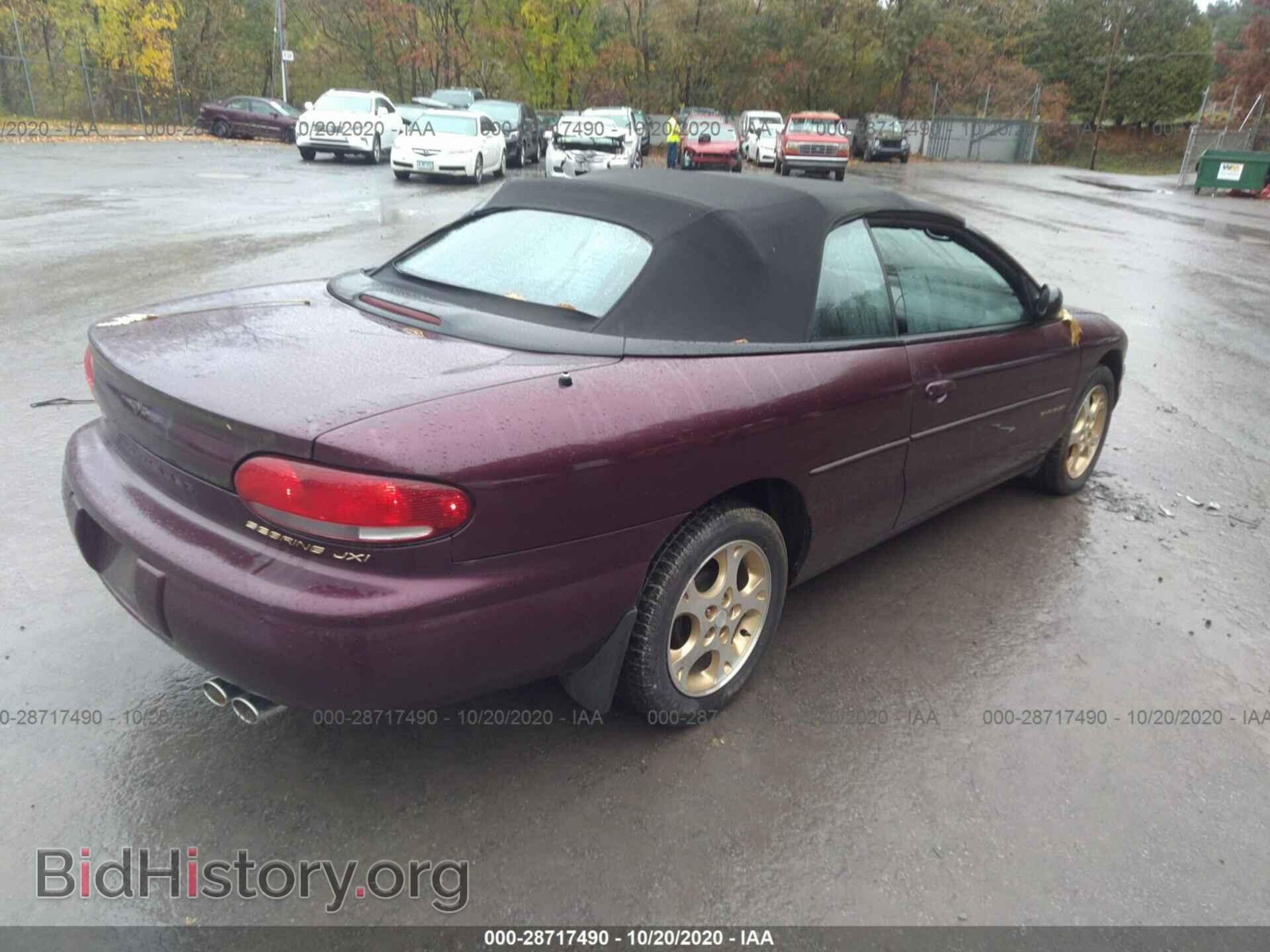 1999 CHRYSLER SEBRING - VIN: 3C3EL55H6XT205798 - Фото 4