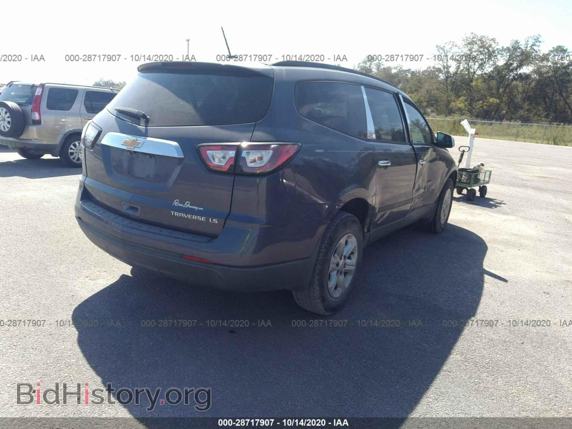 2013 CHEVROLET TRAVERSE - VIN: 1GNKRFEDXDJ112714 - Фото 4