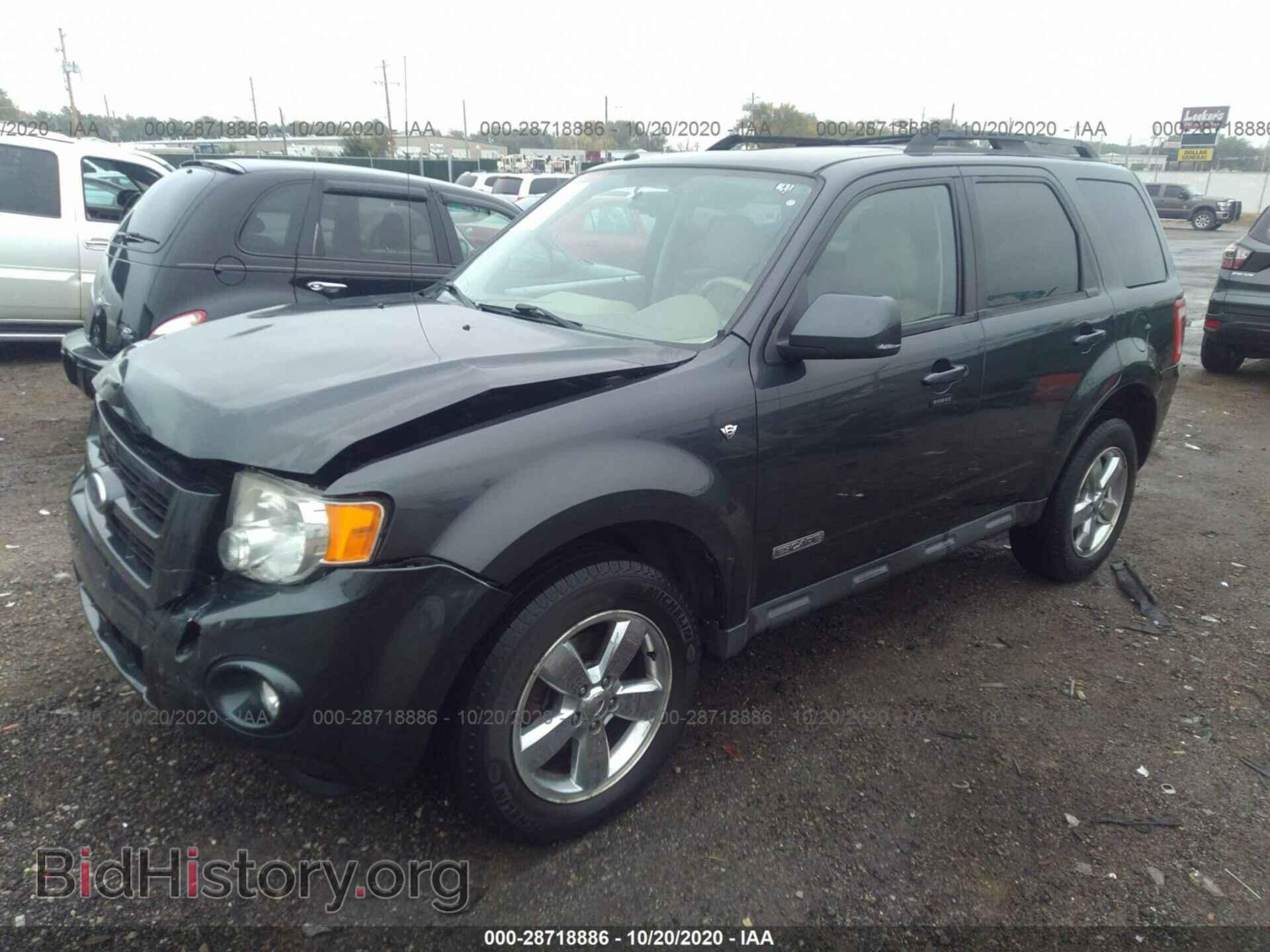 2008 FORD ESCAPE - VIN: 1FMCU04198KA55692 - Фото 2