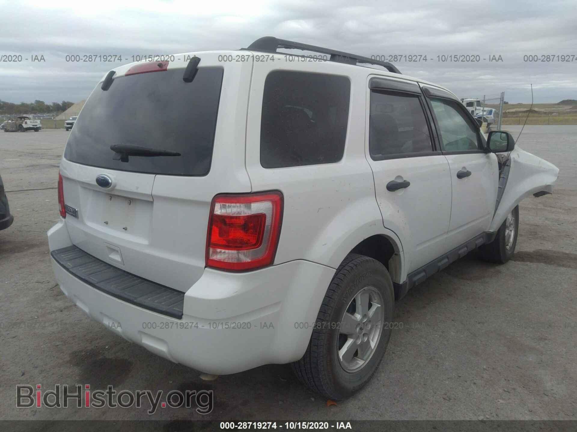 2011 FORD ESCAPE - VIN: 1FMCU0D7XBKA07369 - Фото 4