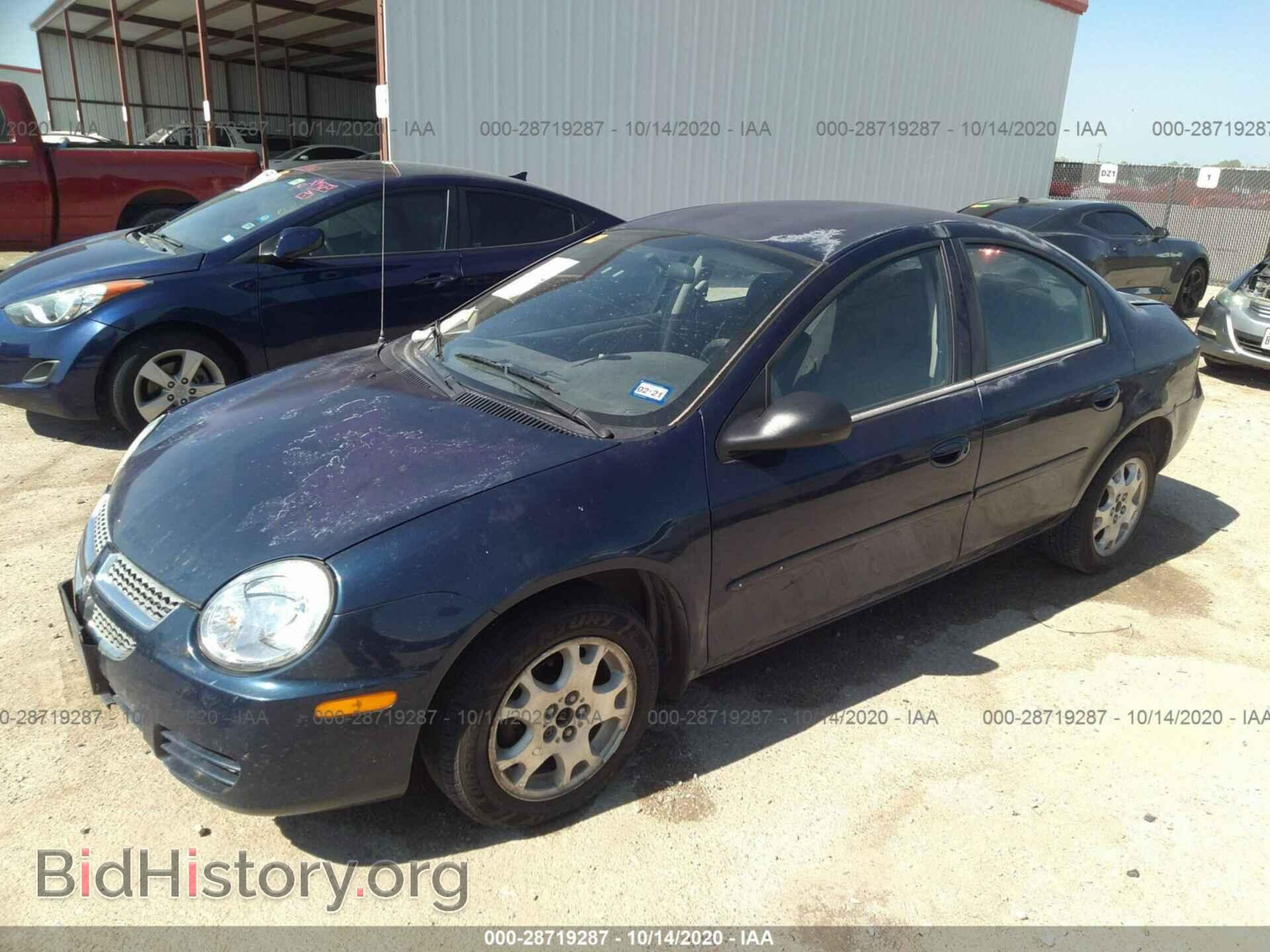 2005 DODGE NEON - VIN: 1B3ES56C35D199044 - Фото 2