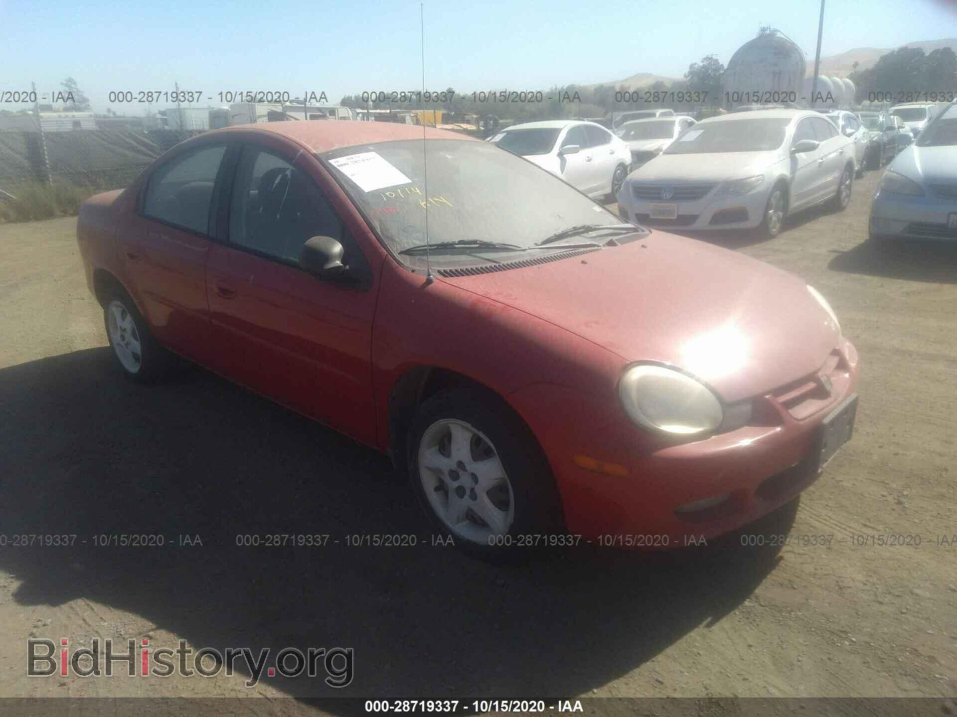 Photo 1B3ES46C42D637317 - DODGE NEON 2002