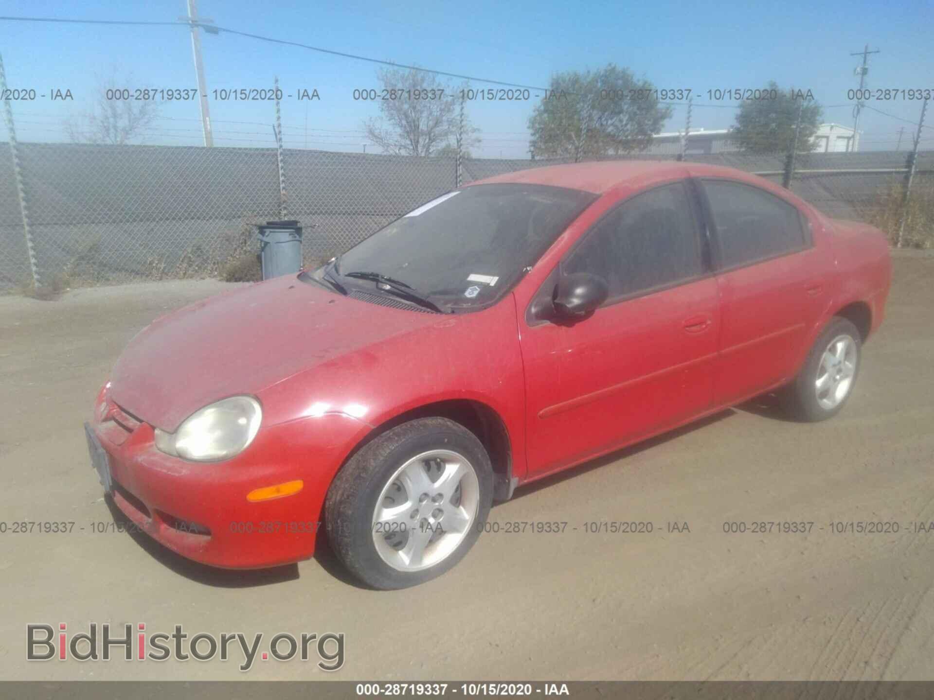 2002 DODGE NEON - VIN: 1B3ES46C42D637317 - Фото 2