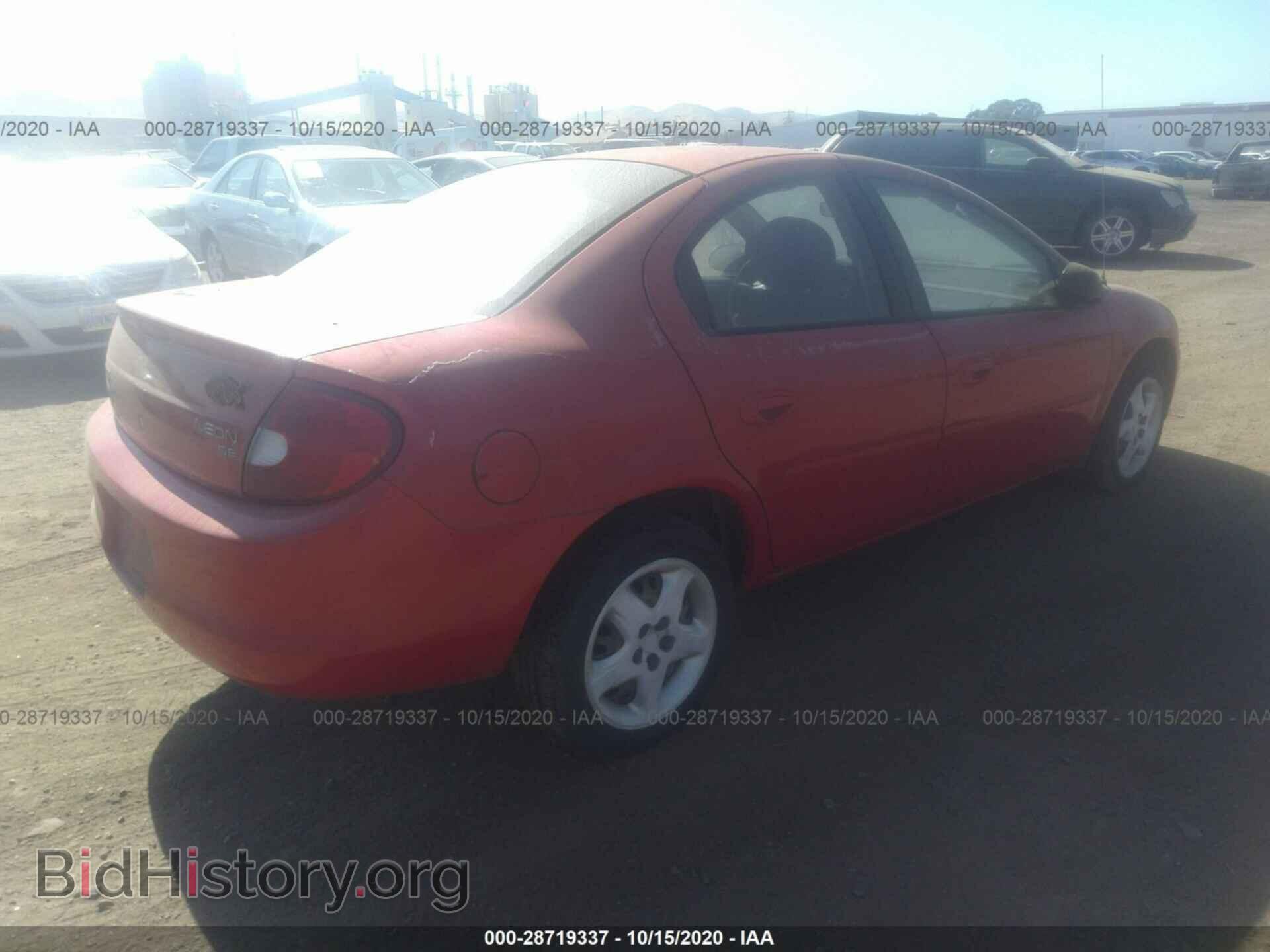 2002 DODGE NEON - VIN: 1B3ES46C42D637317 - Фото 4