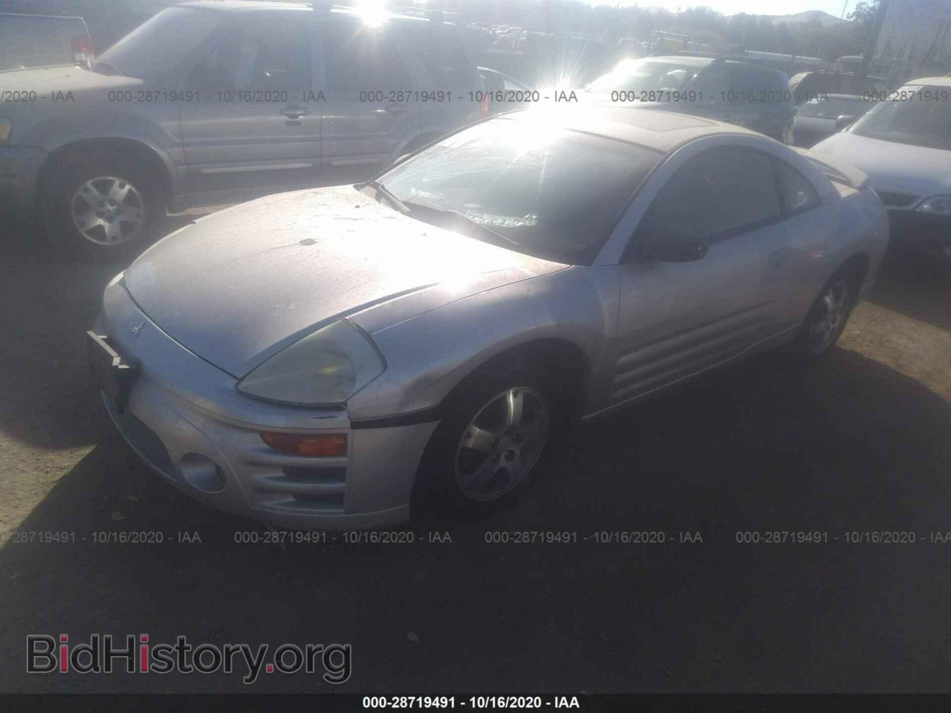 2003 MITSUBISHI ECLIPSE - VIN: 4A3AC44G03E003141 - Фото 2