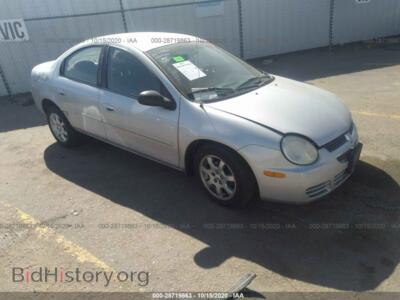 2005 Dodge NEON SXT, серебристый — VIN 1B3ES56C85D217490, IAAI