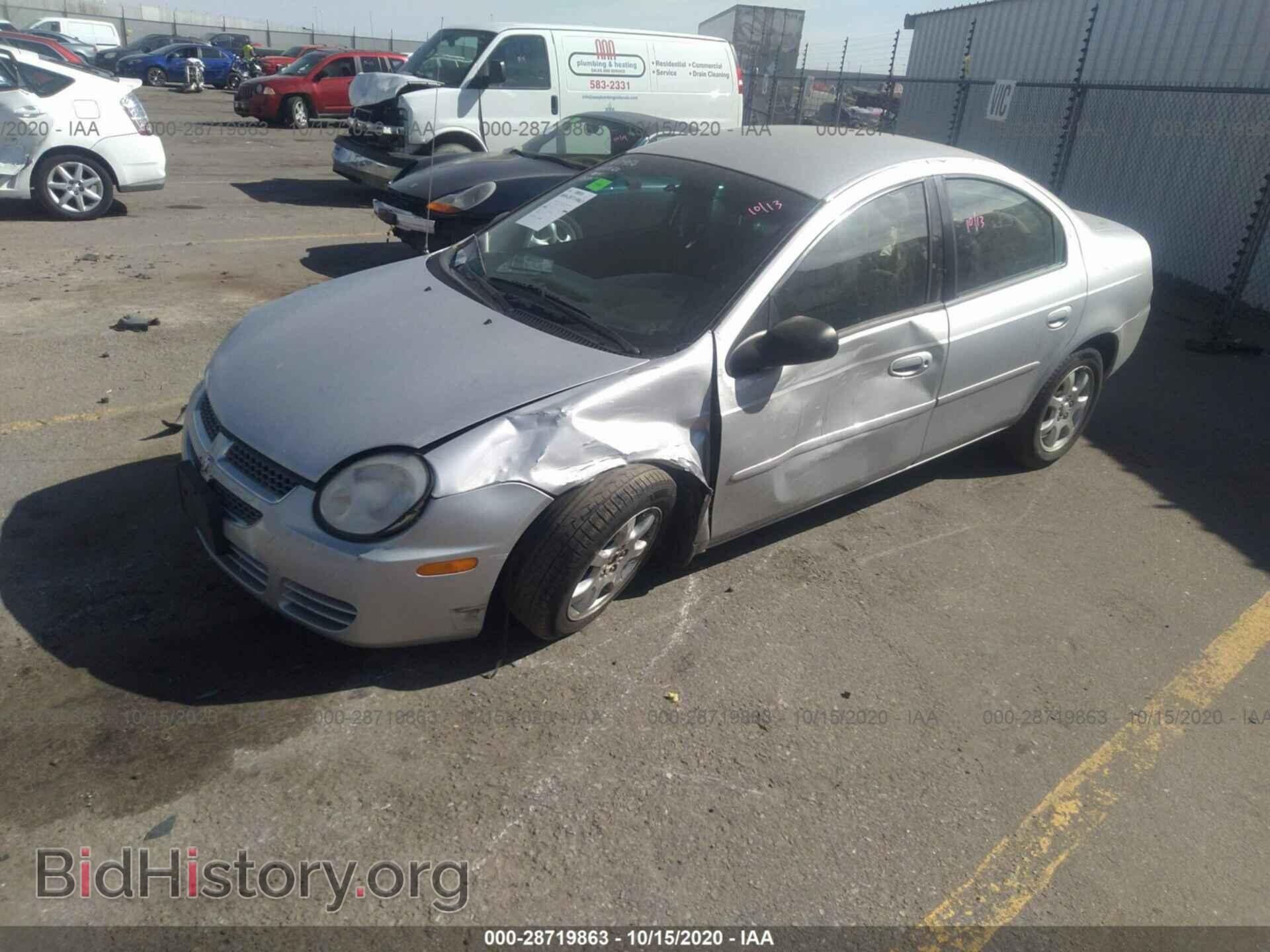2005 DODGE NEON - VIN: 1B3ES56C85D217490 - Фото 2