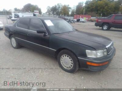 1990 Lexus LS 400, black — VIN JT8UF11E5L0037662, IAAI