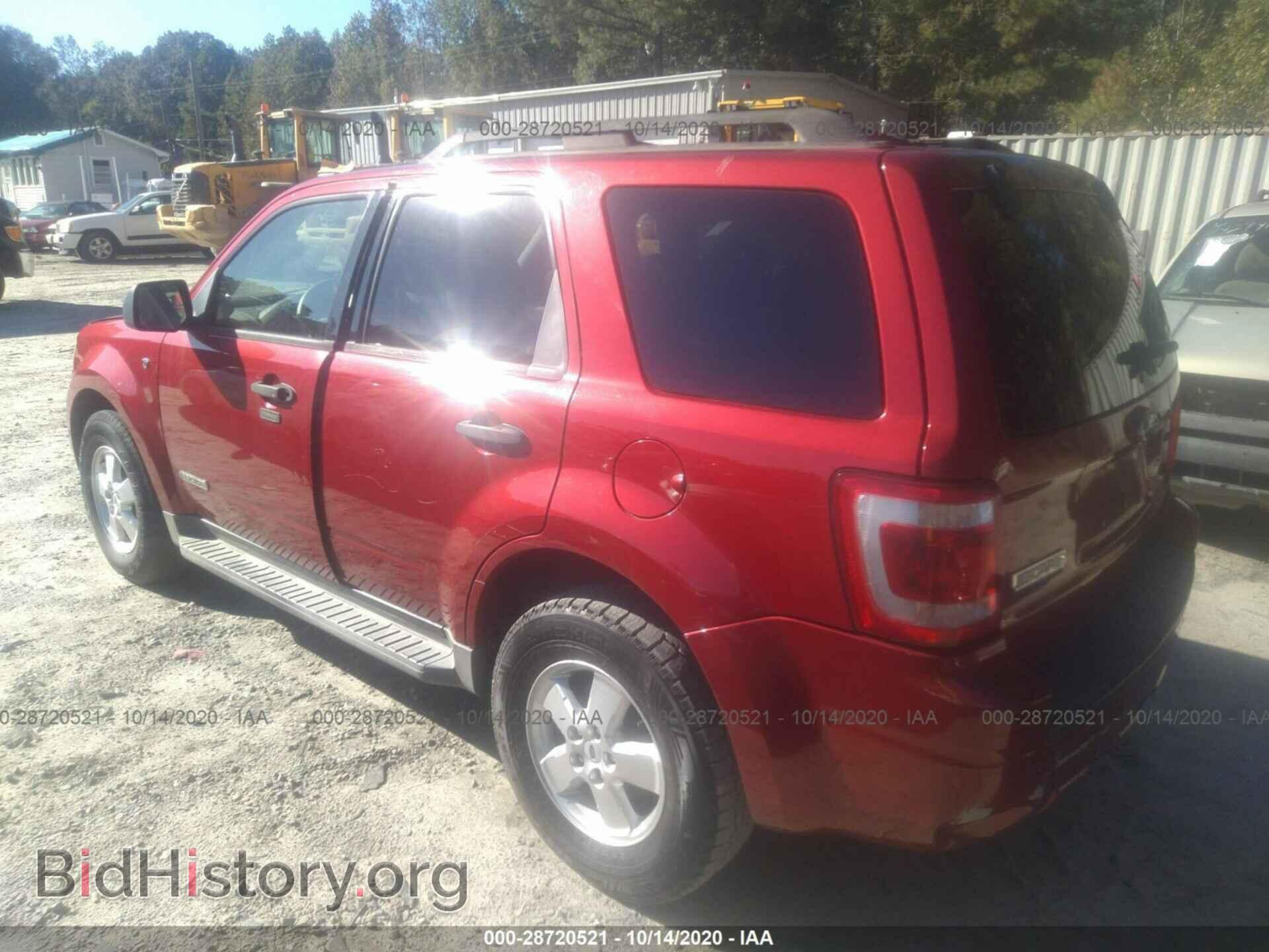 2008 FORD ESCAPE - VIN: 1FMCU03108KD92169 - Фото 3