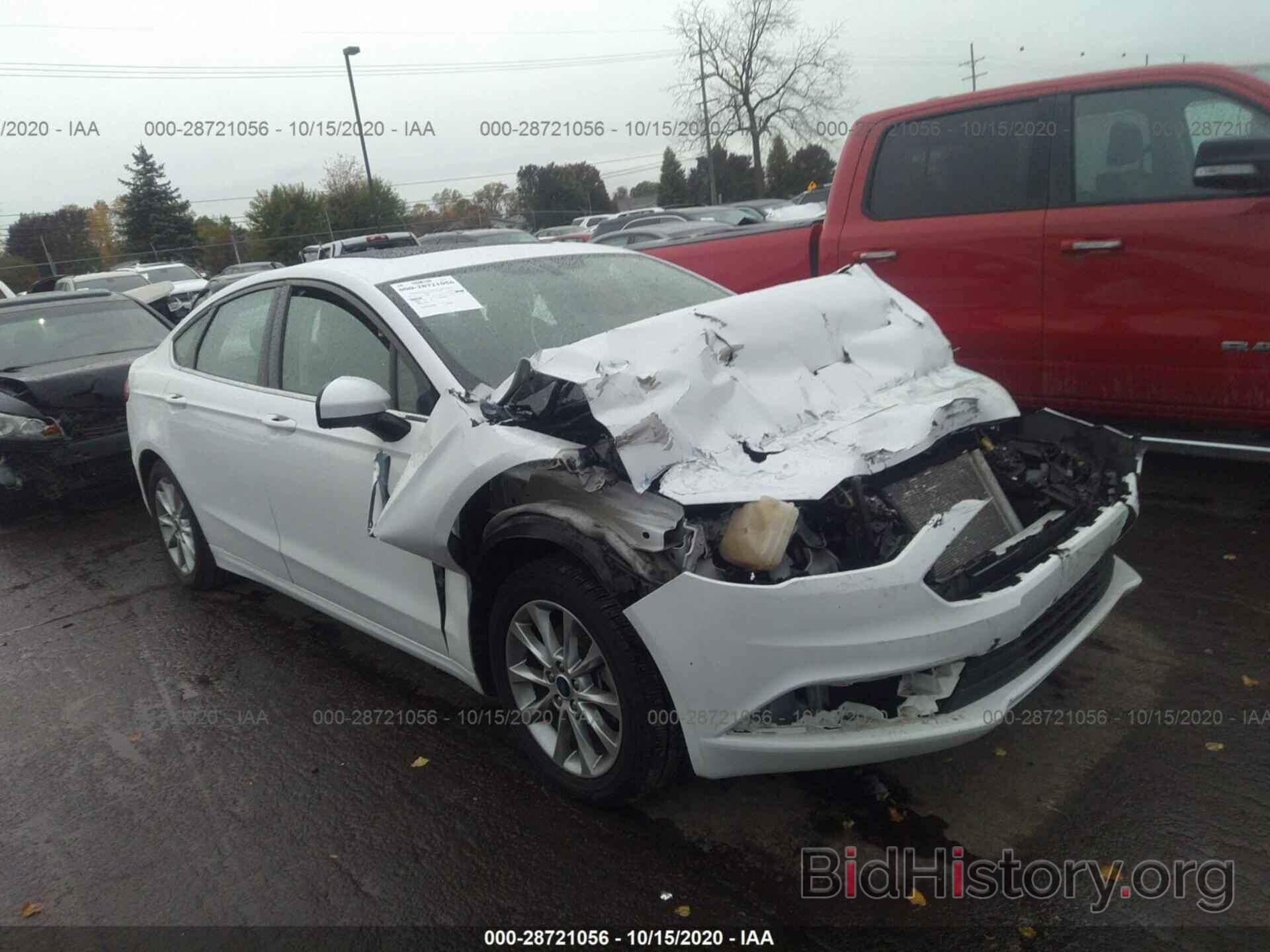 Photo 3FA6P0H79HR177820 - FORD FUSION 2017