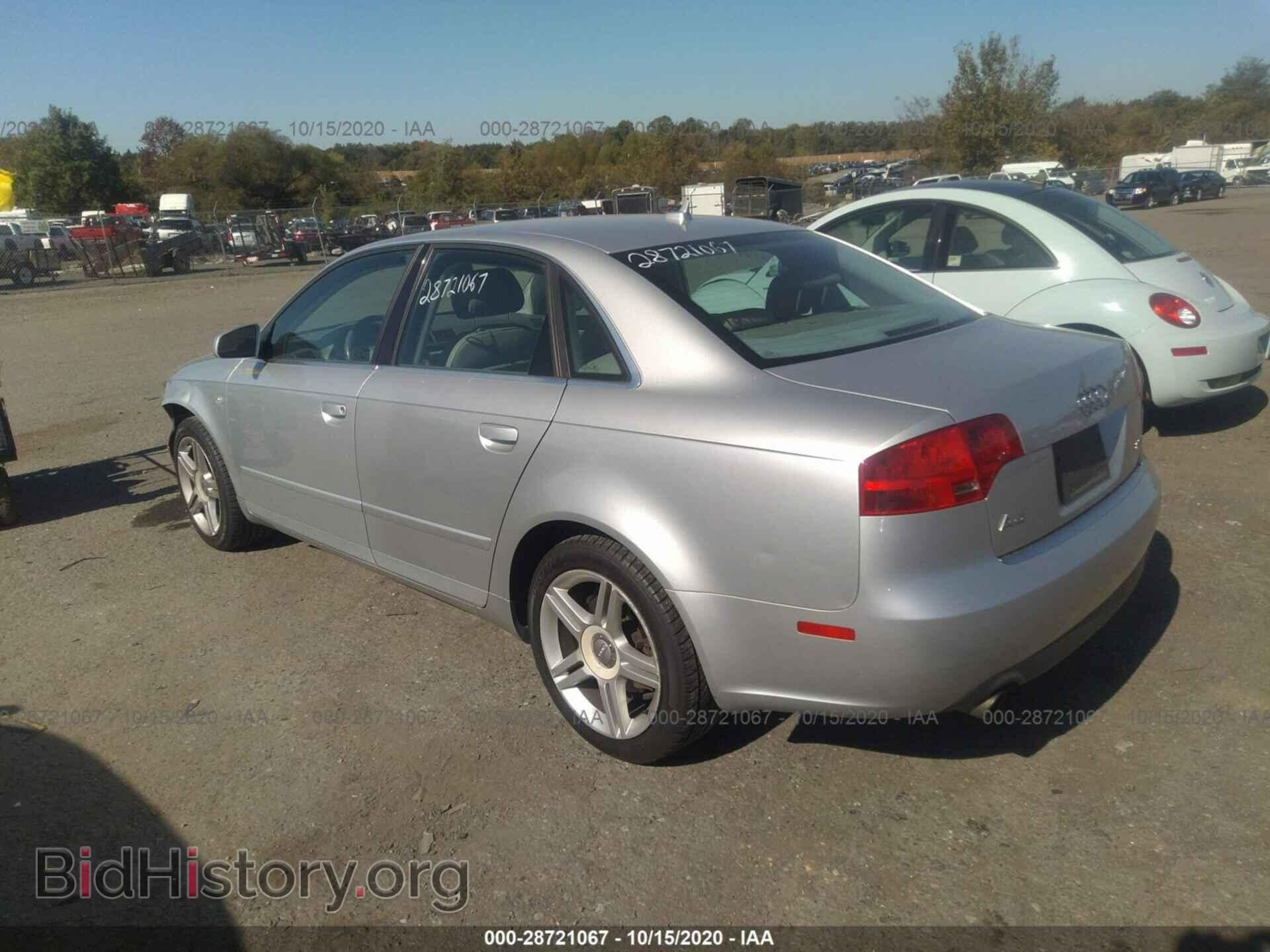 2007 AUDI A4 - VIN: WAUAF78E27A221340 - Фото 3