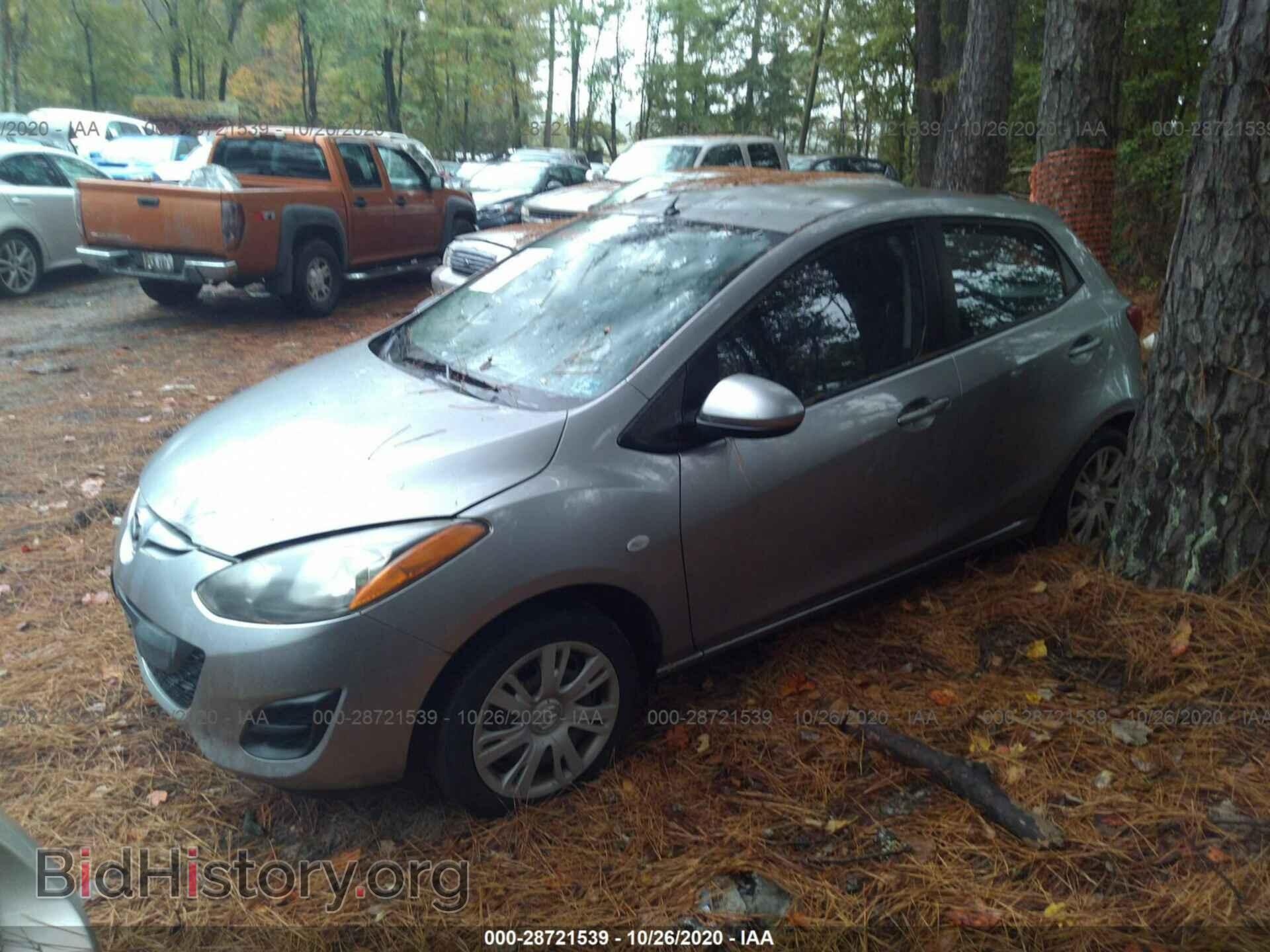 2012 MAZDA MAZDA2 - VIN: JM1DE1KZ2C0141015 - Фото 2