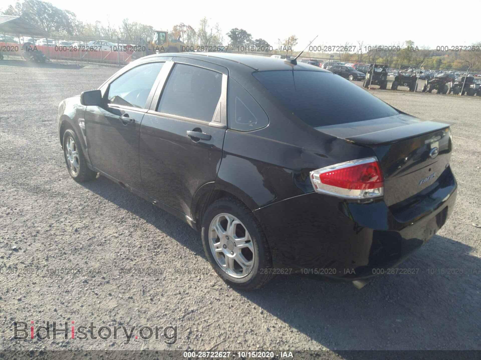 2008 FORD FOCUS - VIN: 1FAHP35N68W208497 - Фото 3