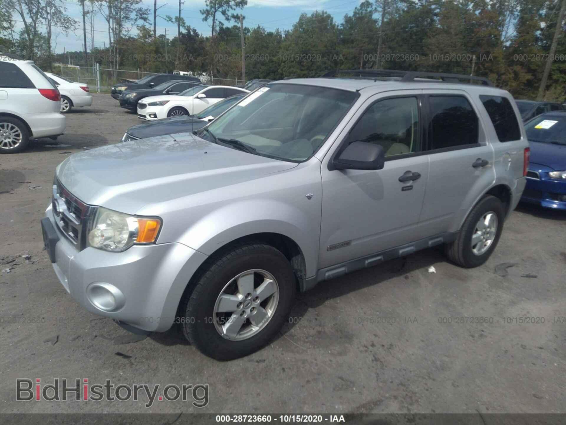 2008 FORD ESCAPE - VIN: 1FMCU03118KC23620 - Фото 2