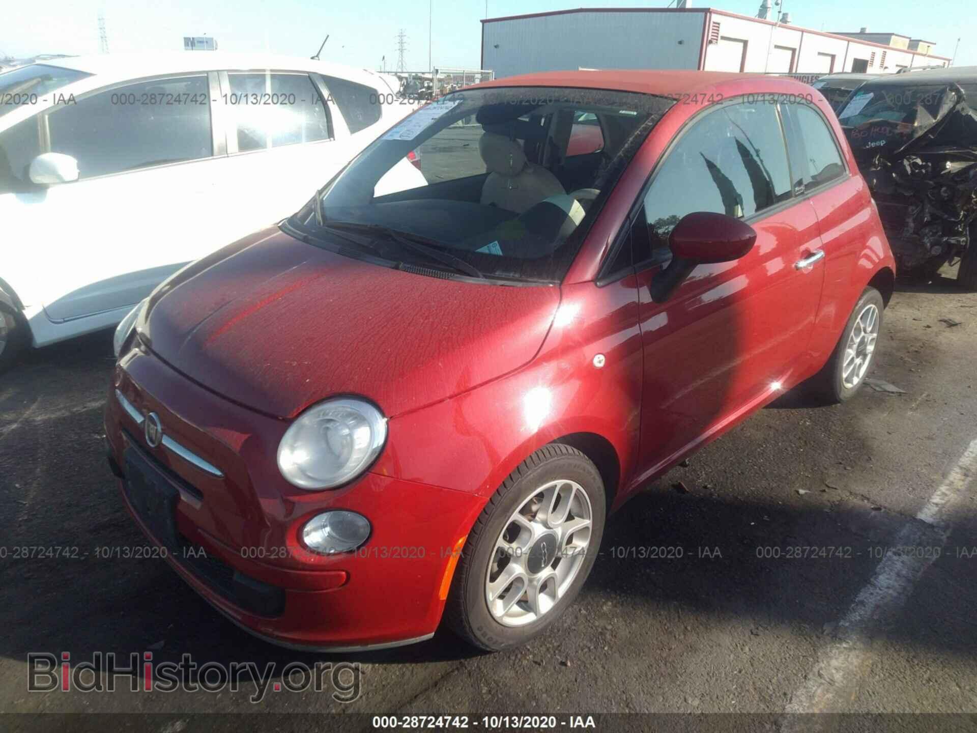 2013 FIAT 500 - VIN: 3C3CFFDR3DT658920 - Photo 2