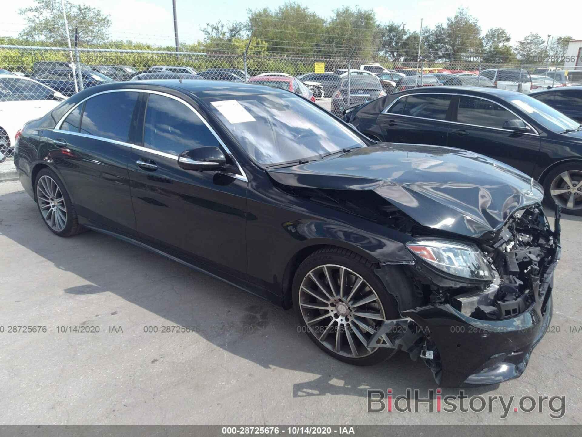 Photo WDDUG8CB4GA275860 - MERCEDES-BENZ S-CLASS 2016