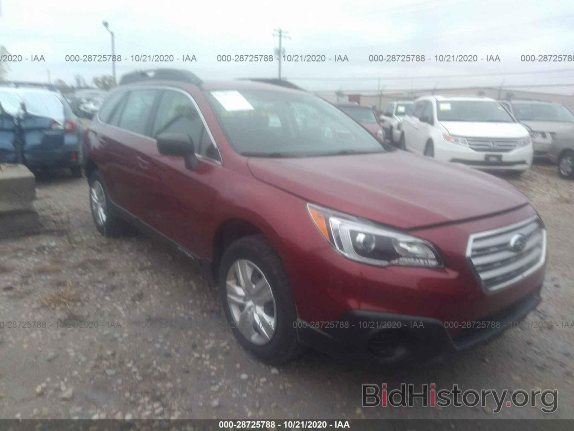 Photo 4S4BSBAC4G3235660 - SUBARU OUTBACK 2016