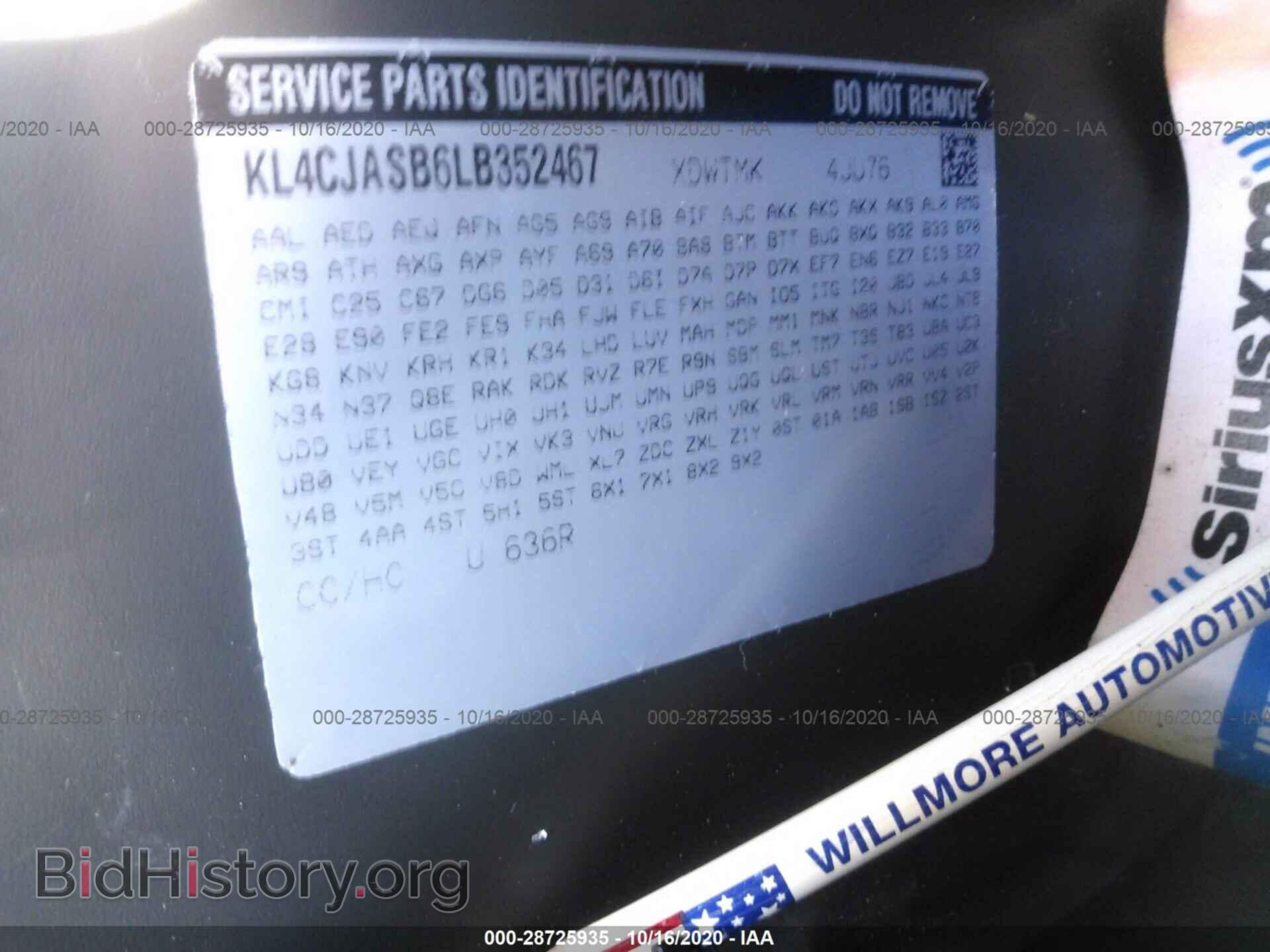 2020 BUICK ENCORE - VIN: KL4CJASB6LB352467 - Photo 9