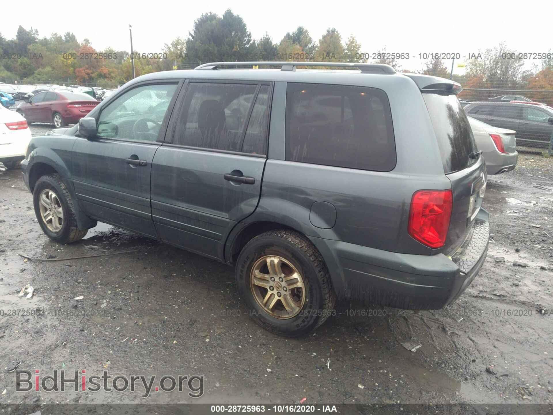 2005 HONDA PILOT - VIN: 5FNYF18565B045539 - Фото 3