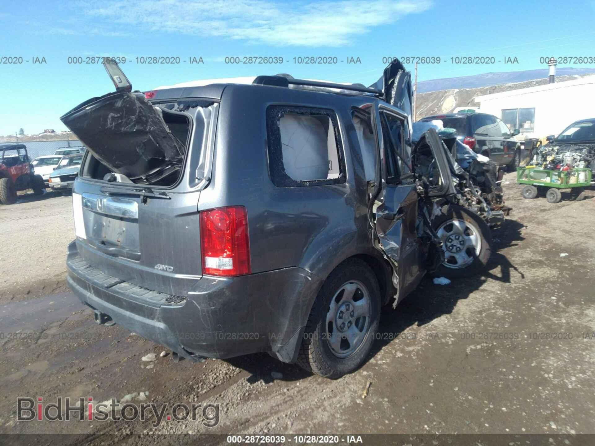 2011 HONDA PILOT - VIN: 5FNYF4H24BB029732 - Фото 4