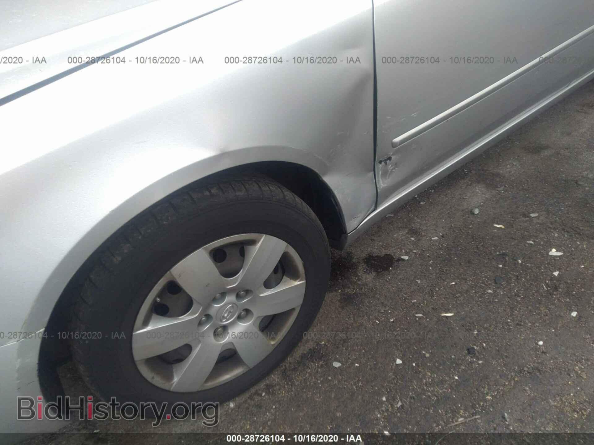 2007 HYUNDAI SONATA - VIN: 5NPET46C67H260504 - Фото 6