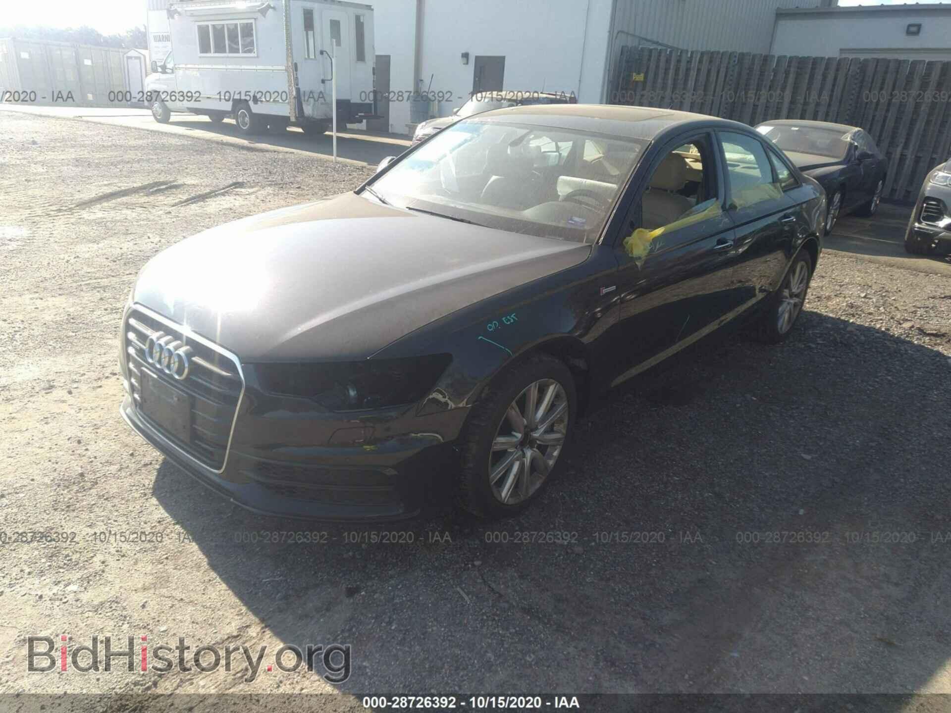 2012 AUDI A6 - VIN: WAUHGAFC1CN108752 - Photo 2