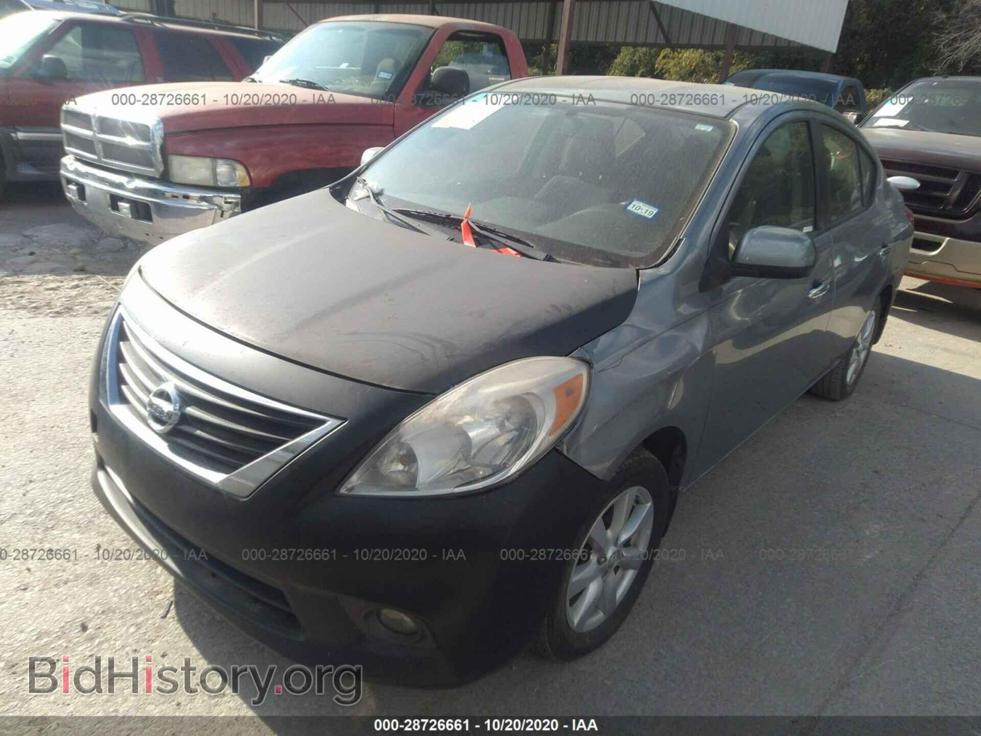 2012 NISSAN VERSA - VIN: 3N1CN7AP2CL876730 - Photo 2