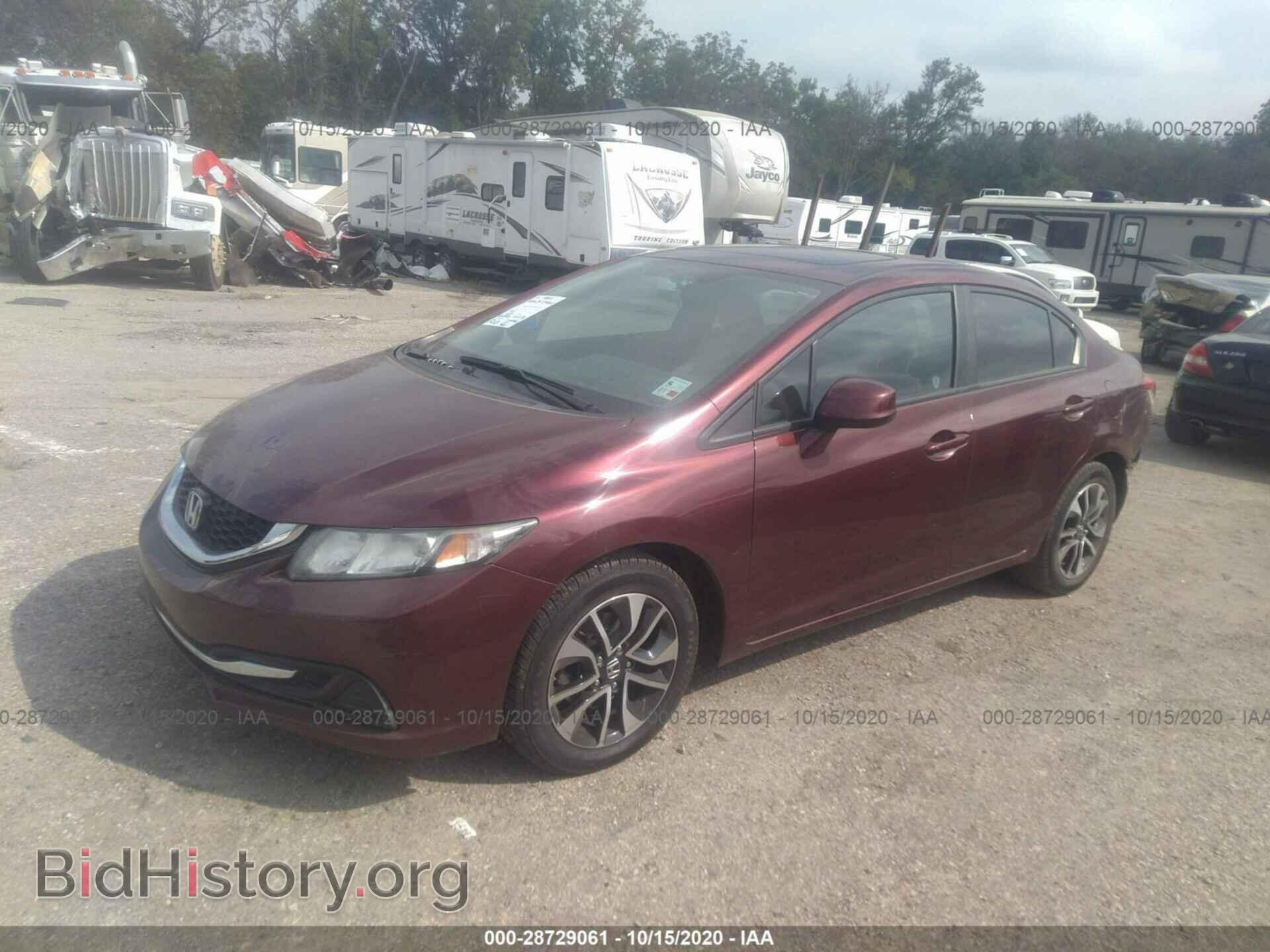 2013 HONDA CIVIC SDN - VIN: 19XFB2F85DE010775 - Фото 2