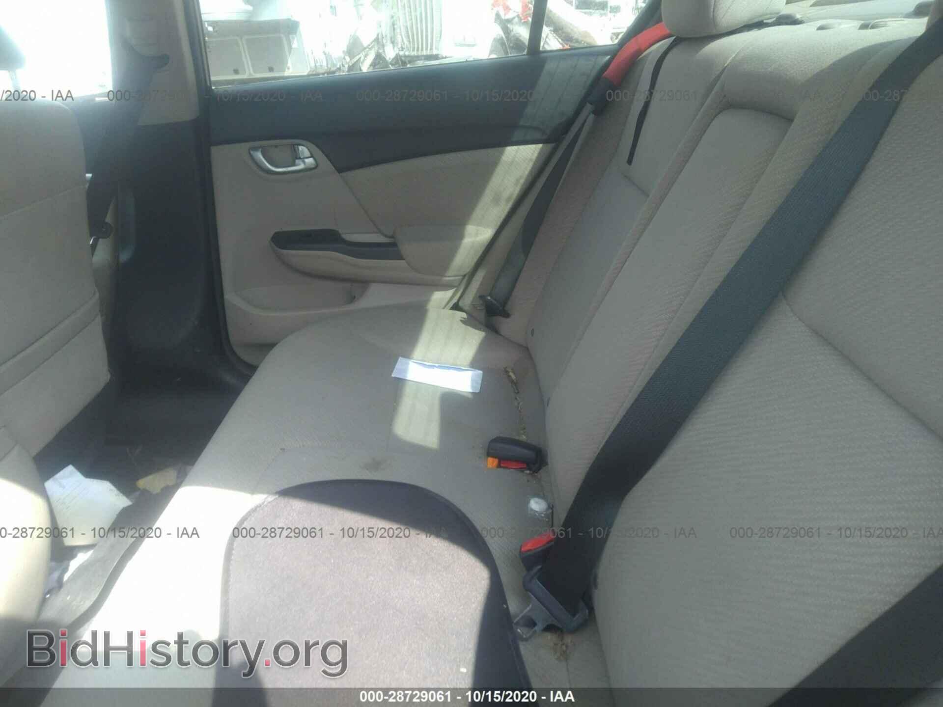 2013 HONDA CIVIC SDN - VIN: 19XFB2F85DE010775 - Фото 8