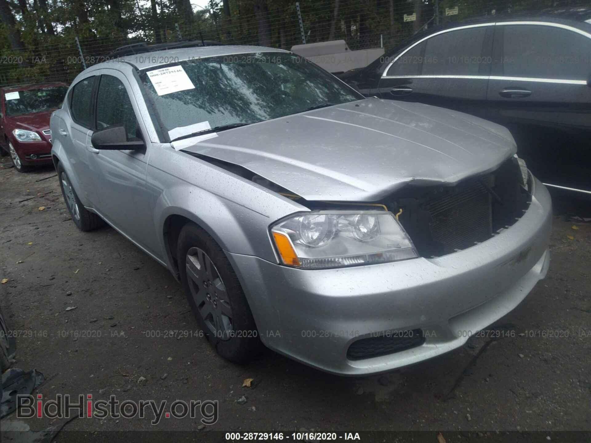 Photo 1C3CDZAB8CN102180 - DODGE AVENGER 2012