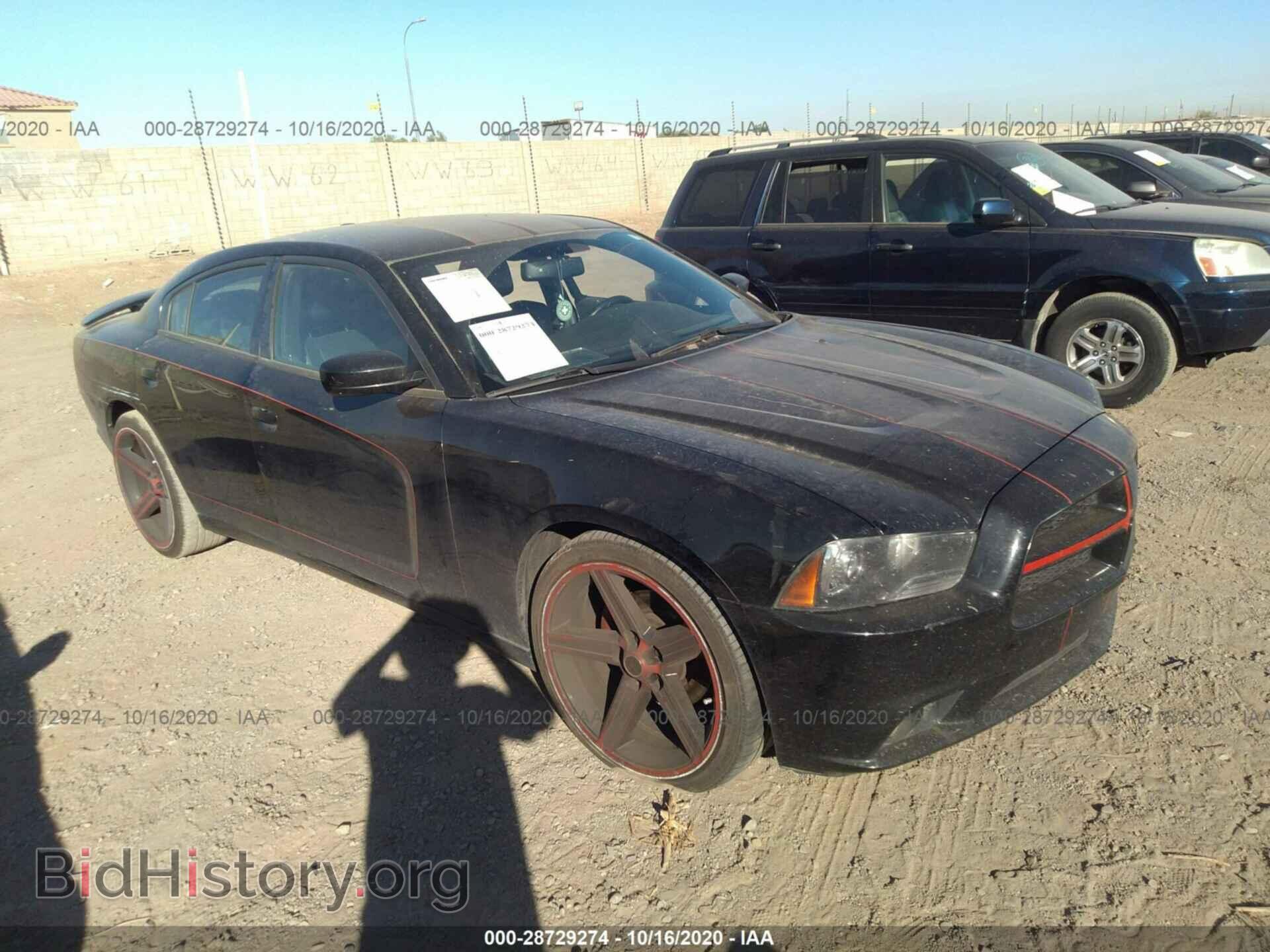 Photo 2C3CDXCT0CH175966 - DODGE CHARGER 2012