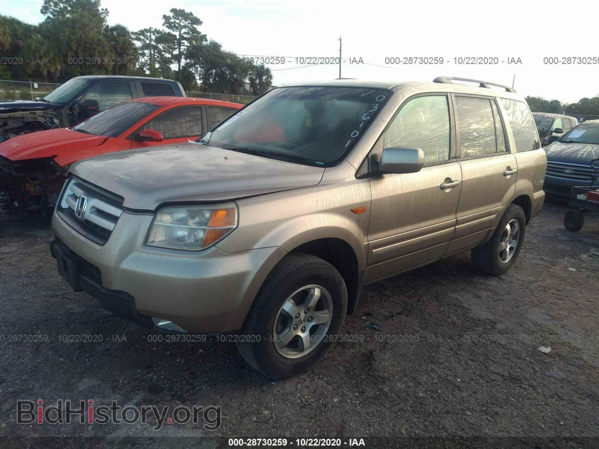 2006 HONDA PILOT - VIN: 5FNYF284X6B036101 - Фото 2