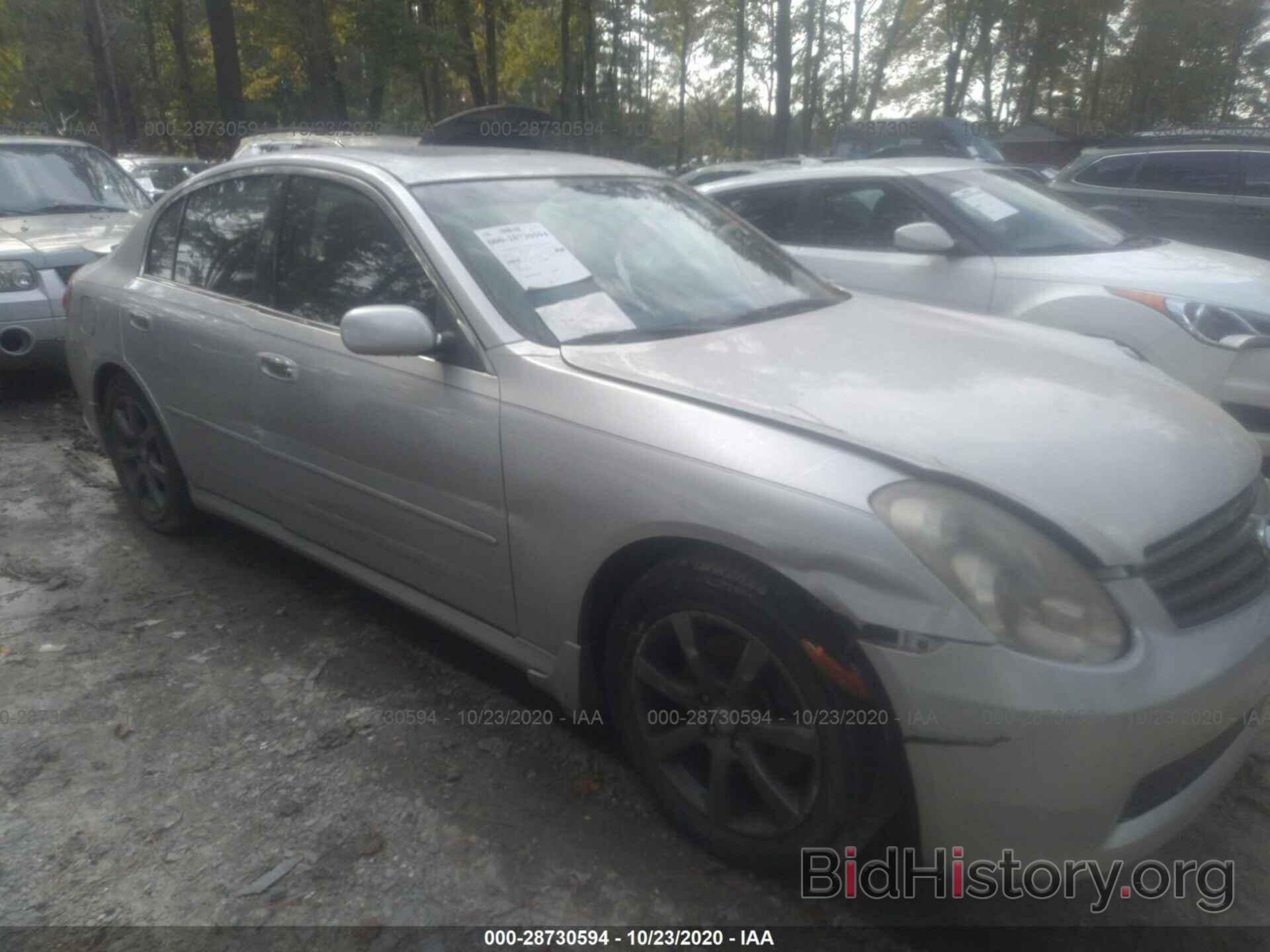 Photo JNKCV51E86M514989 - INFINITI G35 SEDAN 2006