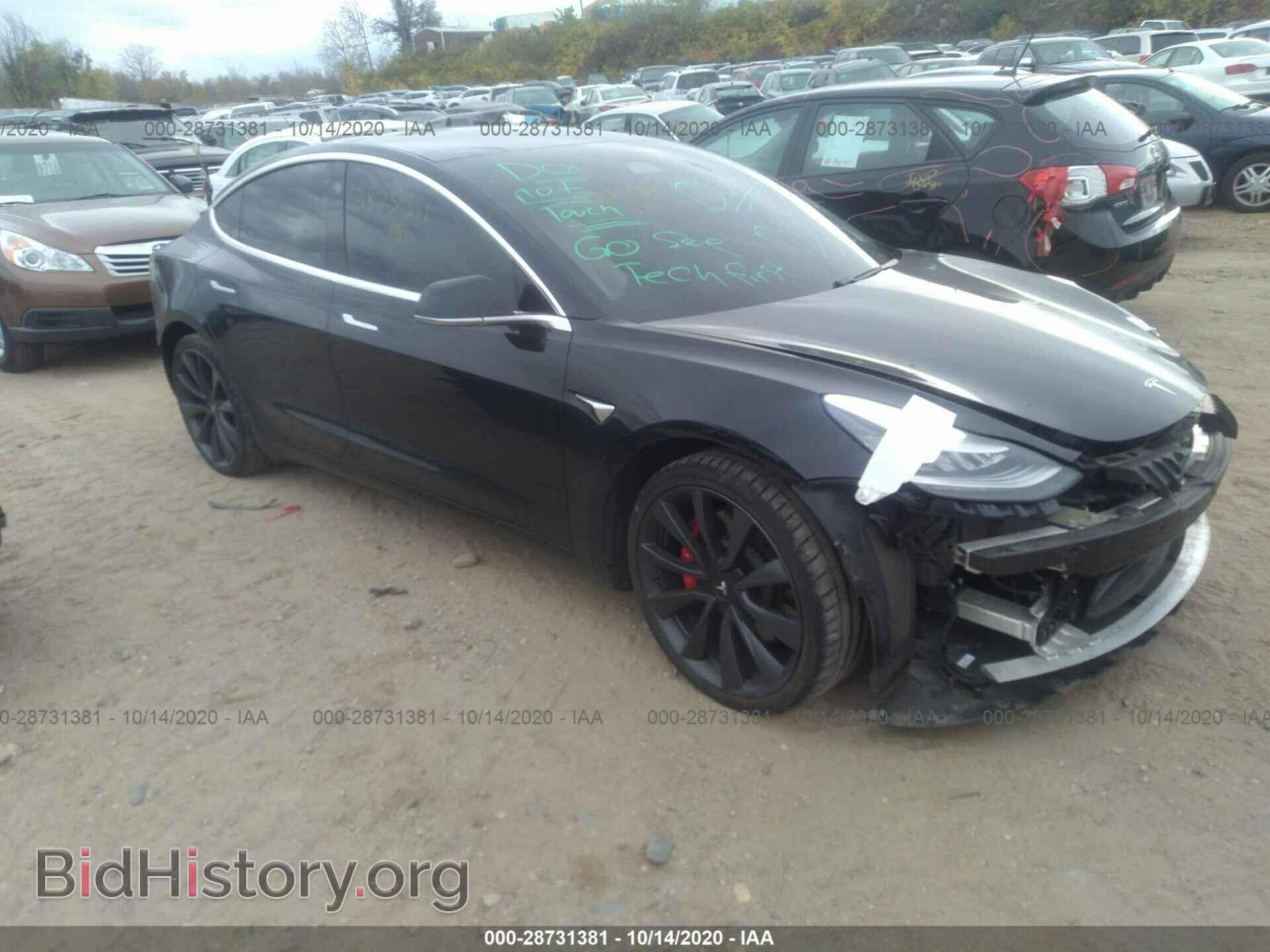 Photo 5YJ3E1EC0LF603348 - TESLA MODEL 3 2020