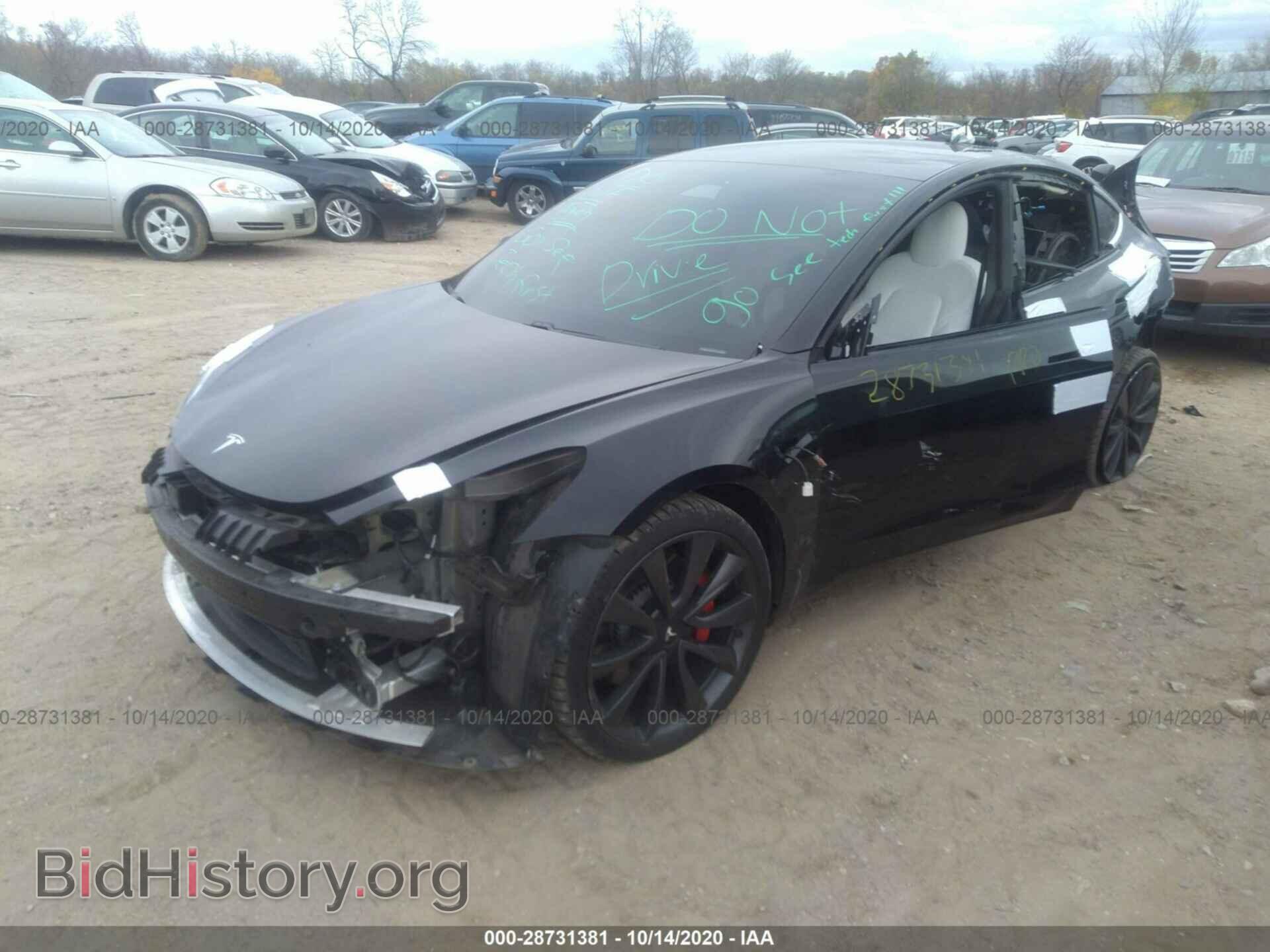 2020 TESLA MODEL 3 - VIN: 5YJ3E1EC0LF603348 - Photo 2