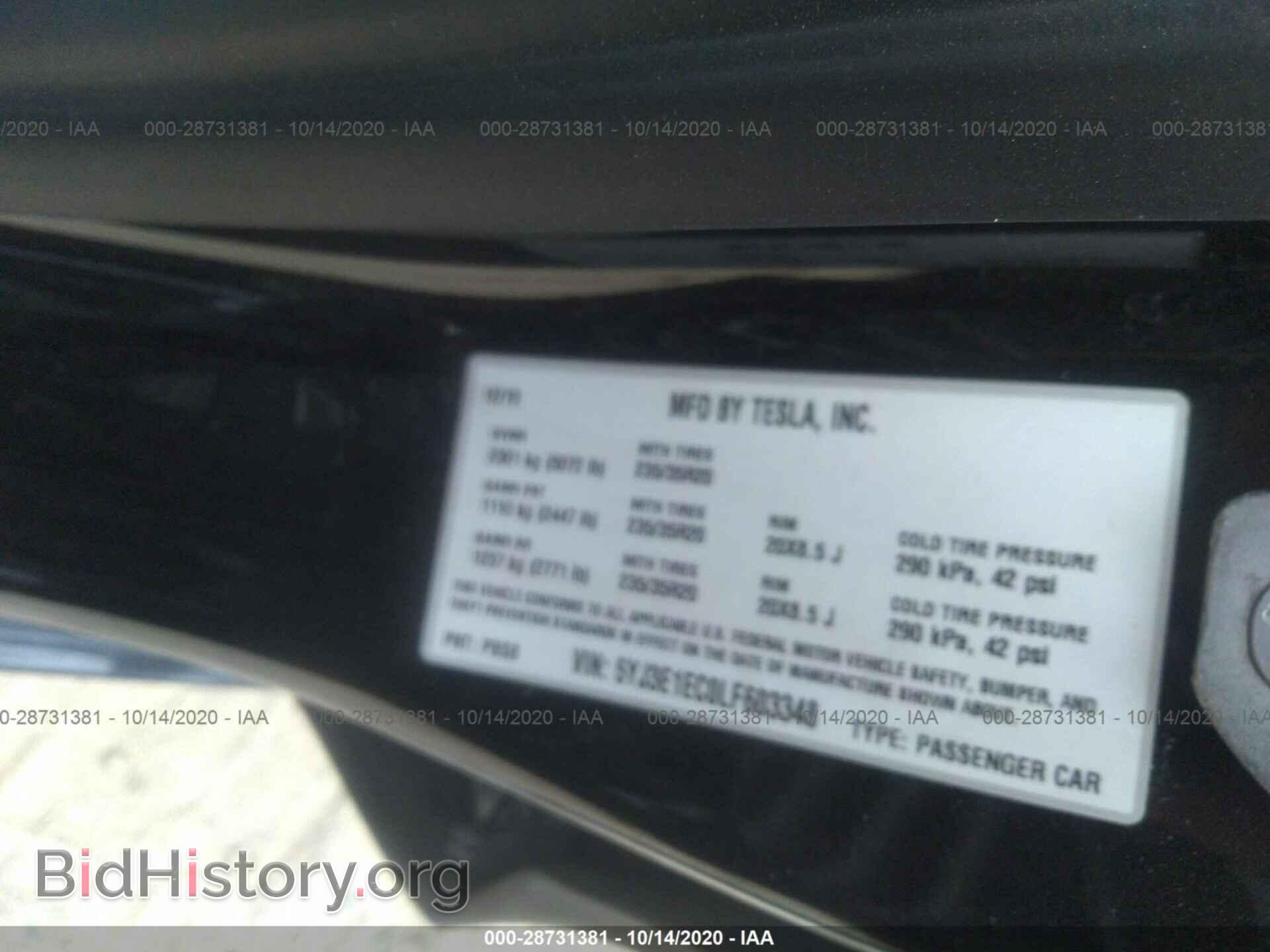 2020 TESLA MODEL 3 - VIN: 5YJ3E1EC0LF603348 - Photo 9