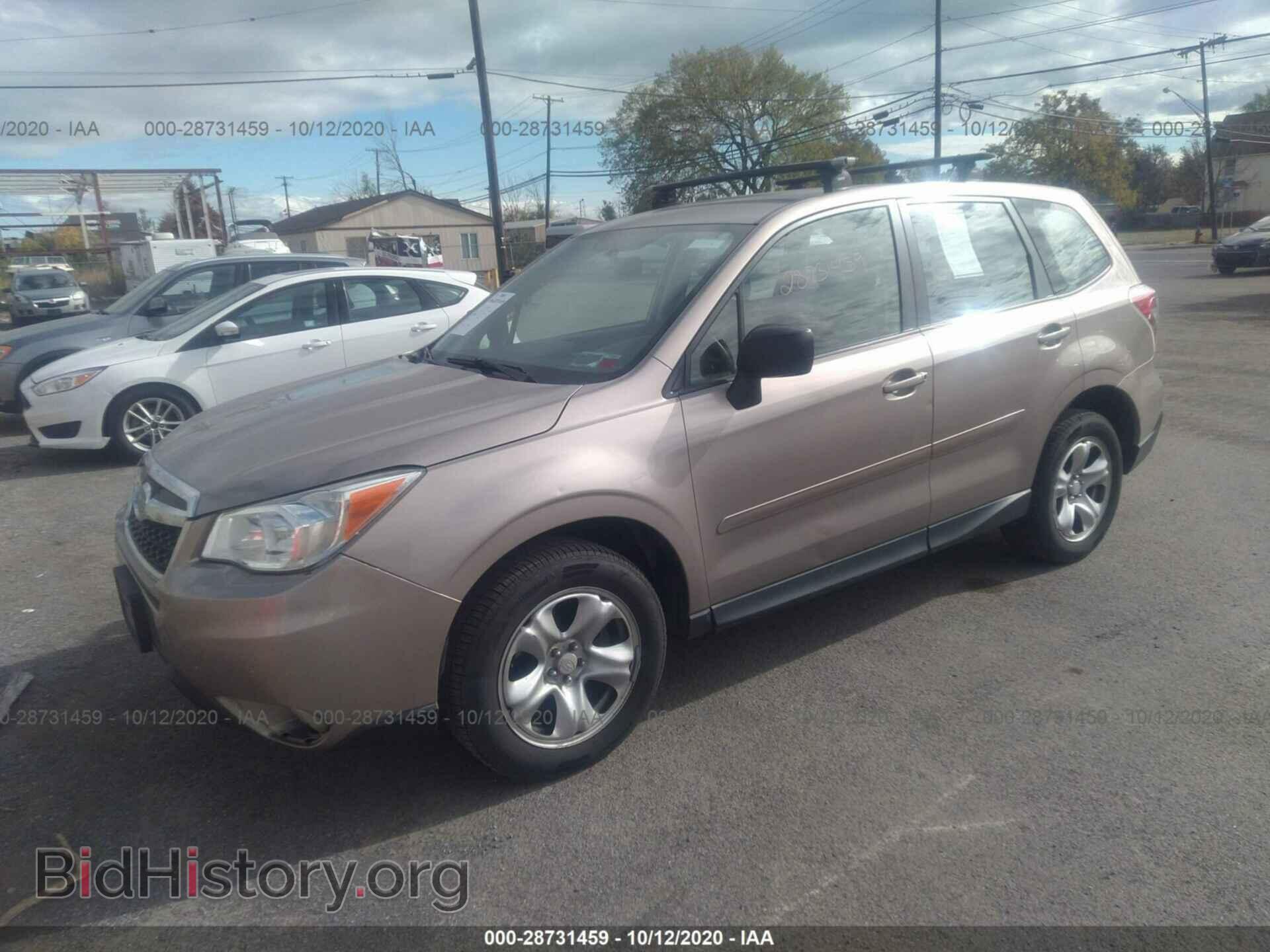 2014 SUBARU FORESTER - VIN: JF2SJAAC3EH486866 - Фото 2