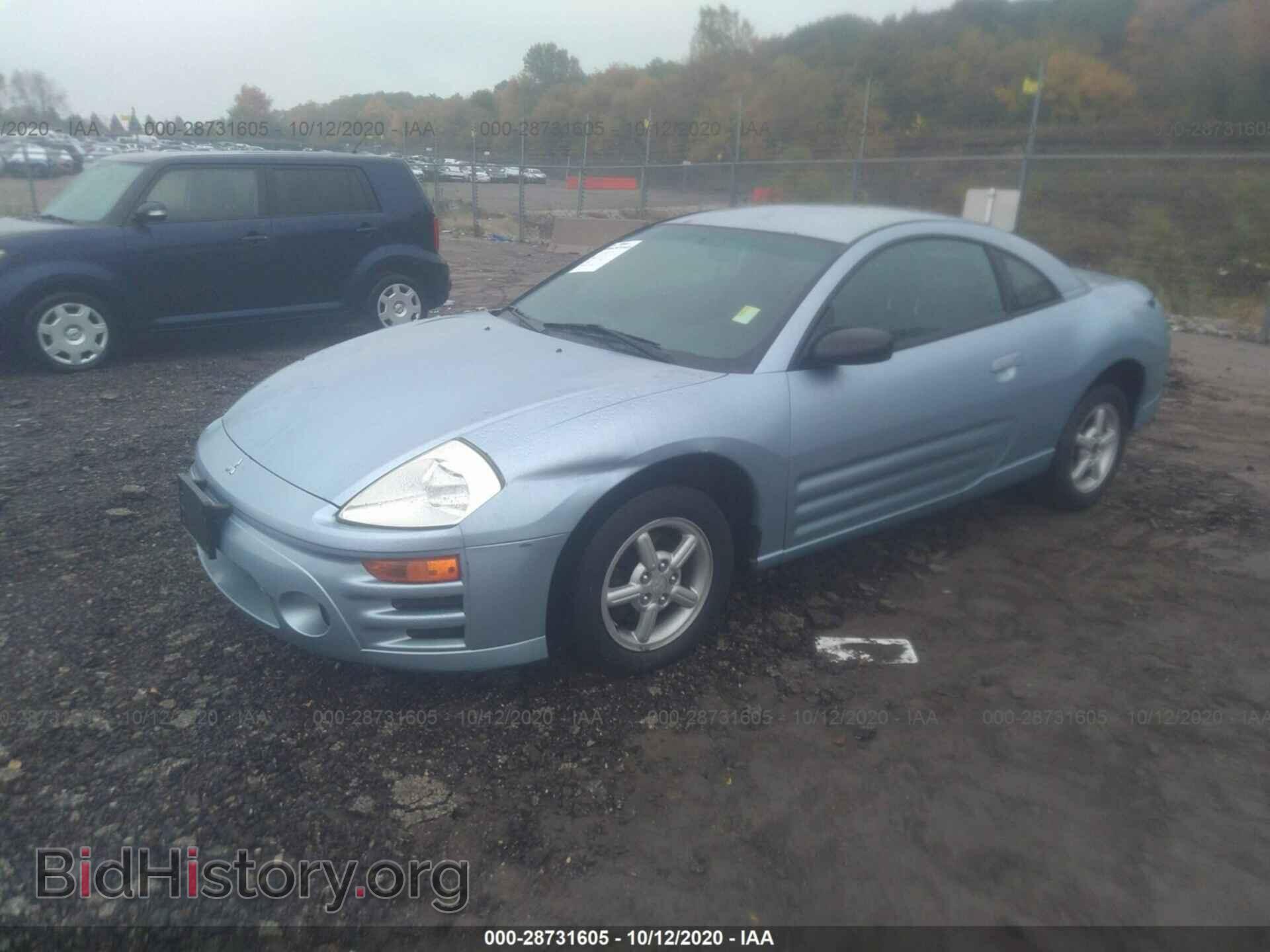 2004 MITSUBISHI ECLIPSE - VIN: 4A3AC34G64E045759 - Фото 2