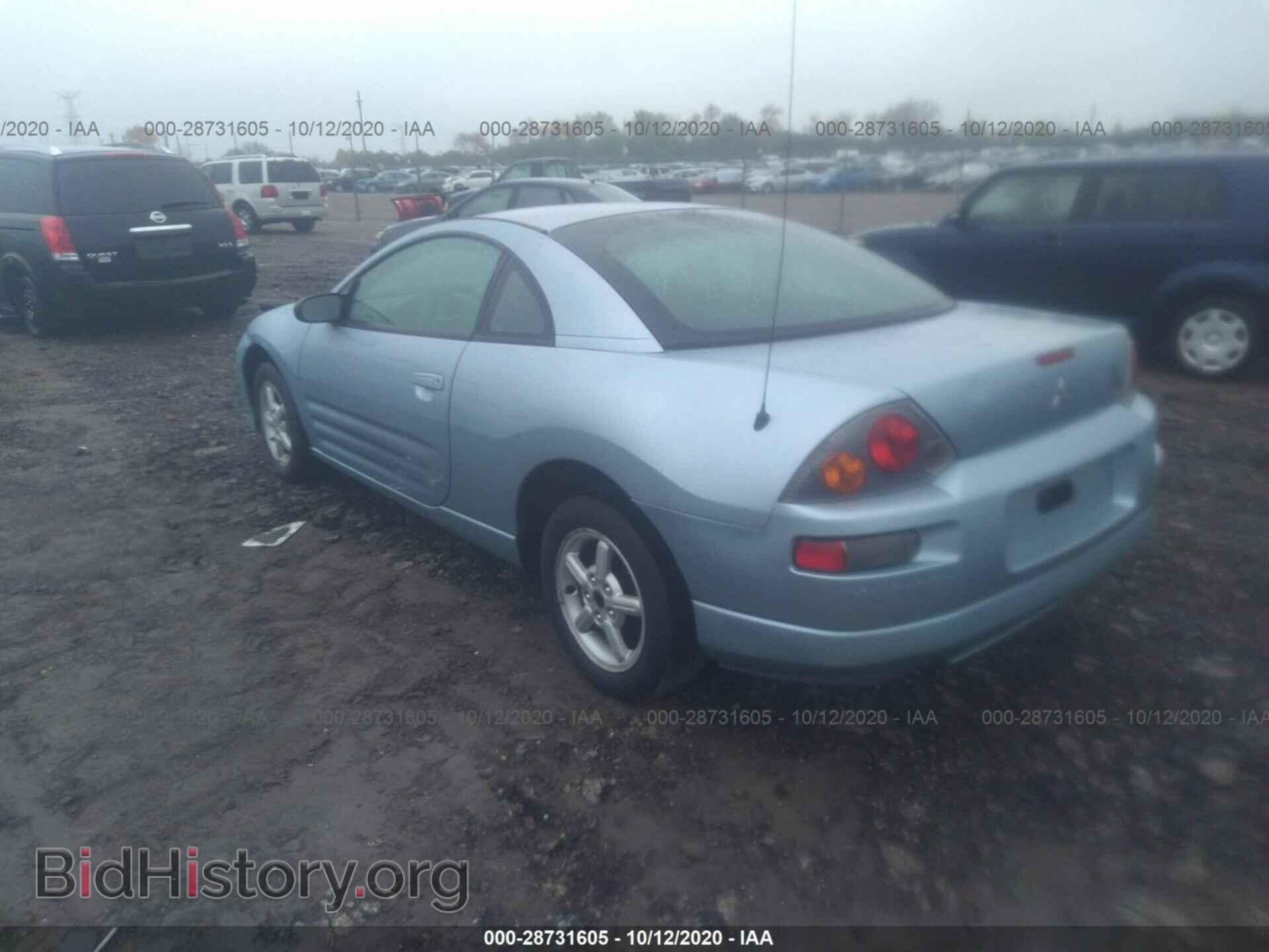 2004 MITSUBISHI ECLIPSE - VIN: 4A3AC34G64E045759 - Фото 3