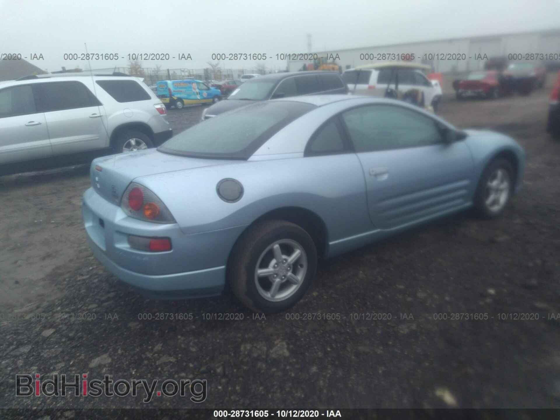 2004 MITSUBISHI ECLIPSE - VIN: 4A3AC34G64E045759 - Фото 4