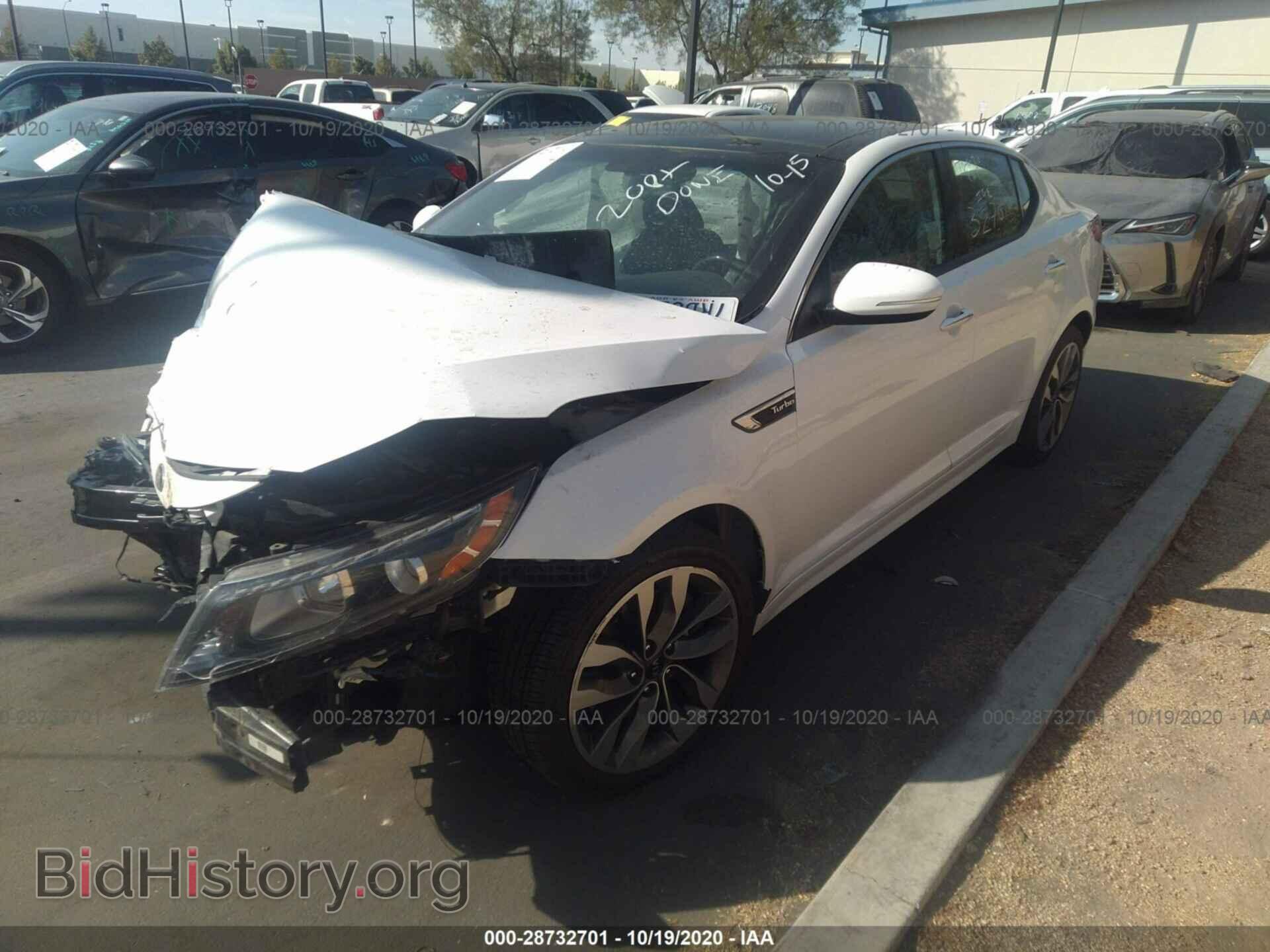 2015 KIA OPTIMA - VIN: 5XXGR4A64FG490075 - Фото 2