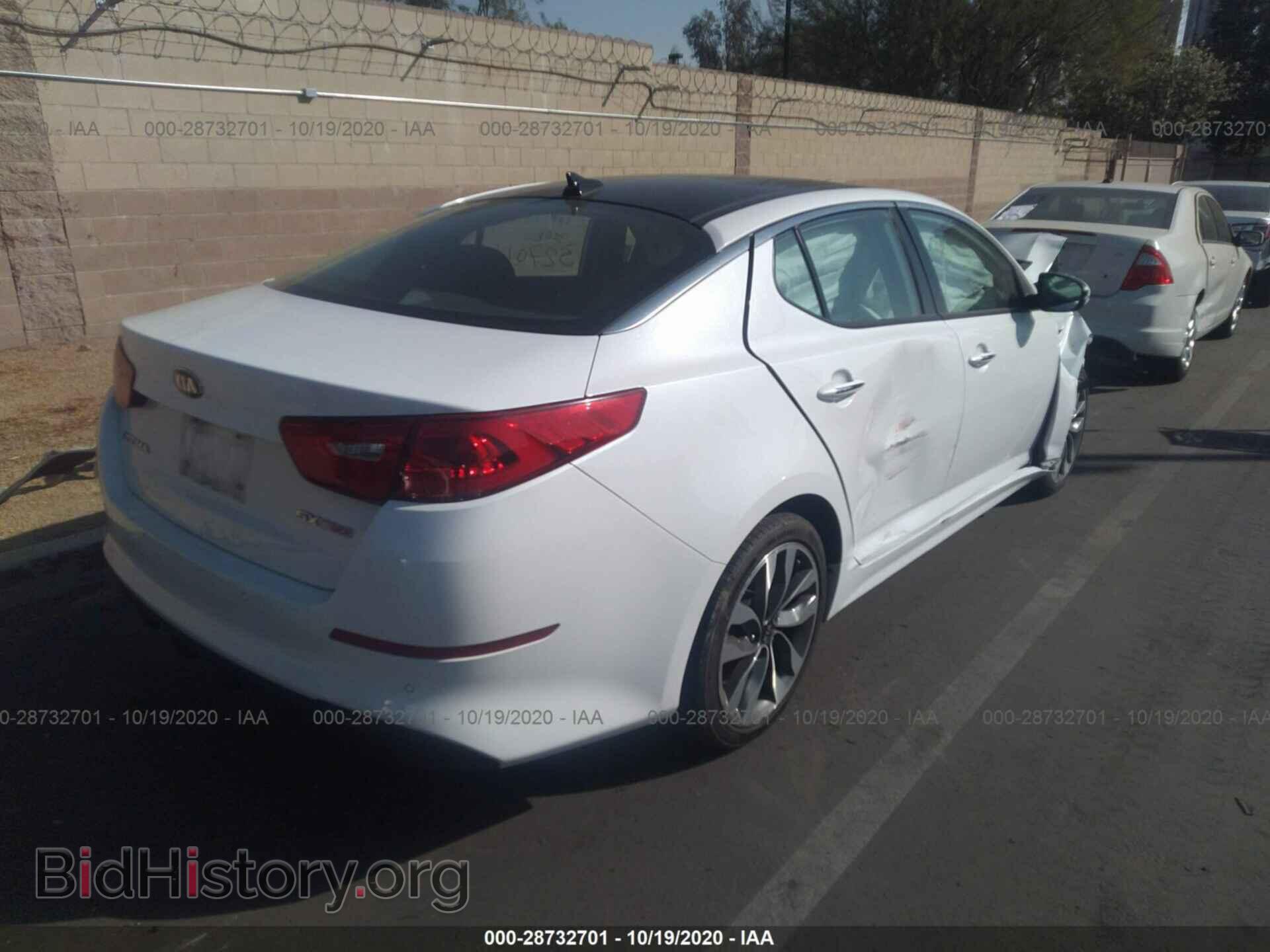 2015 KIA OPTIMA - VIN: 5XXGR4A64FG490075 - Фото 4