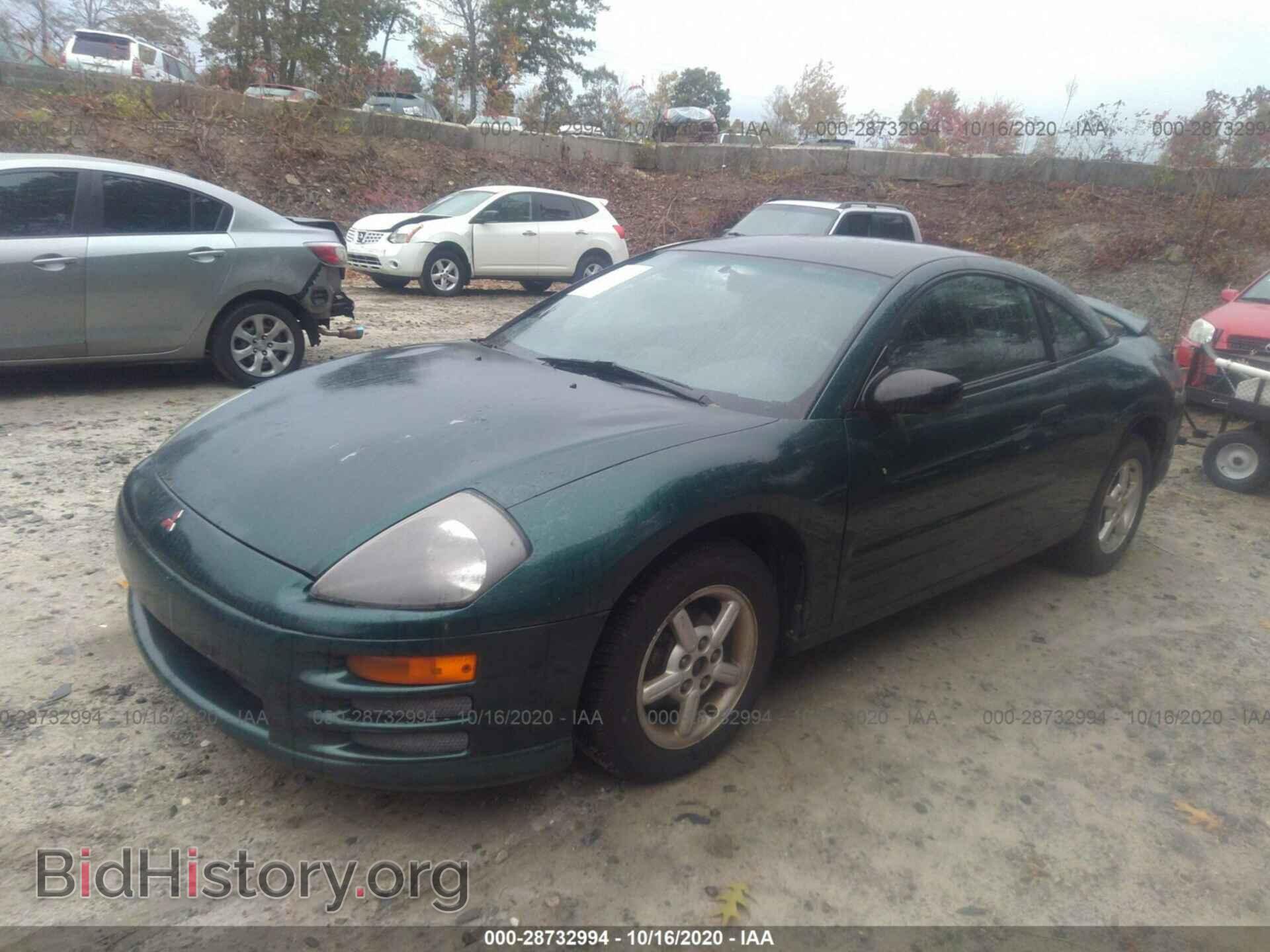 2001 MITSUBISHI ECLIPSE - VIN: 4A3AC34G51E035137 - Фото 2