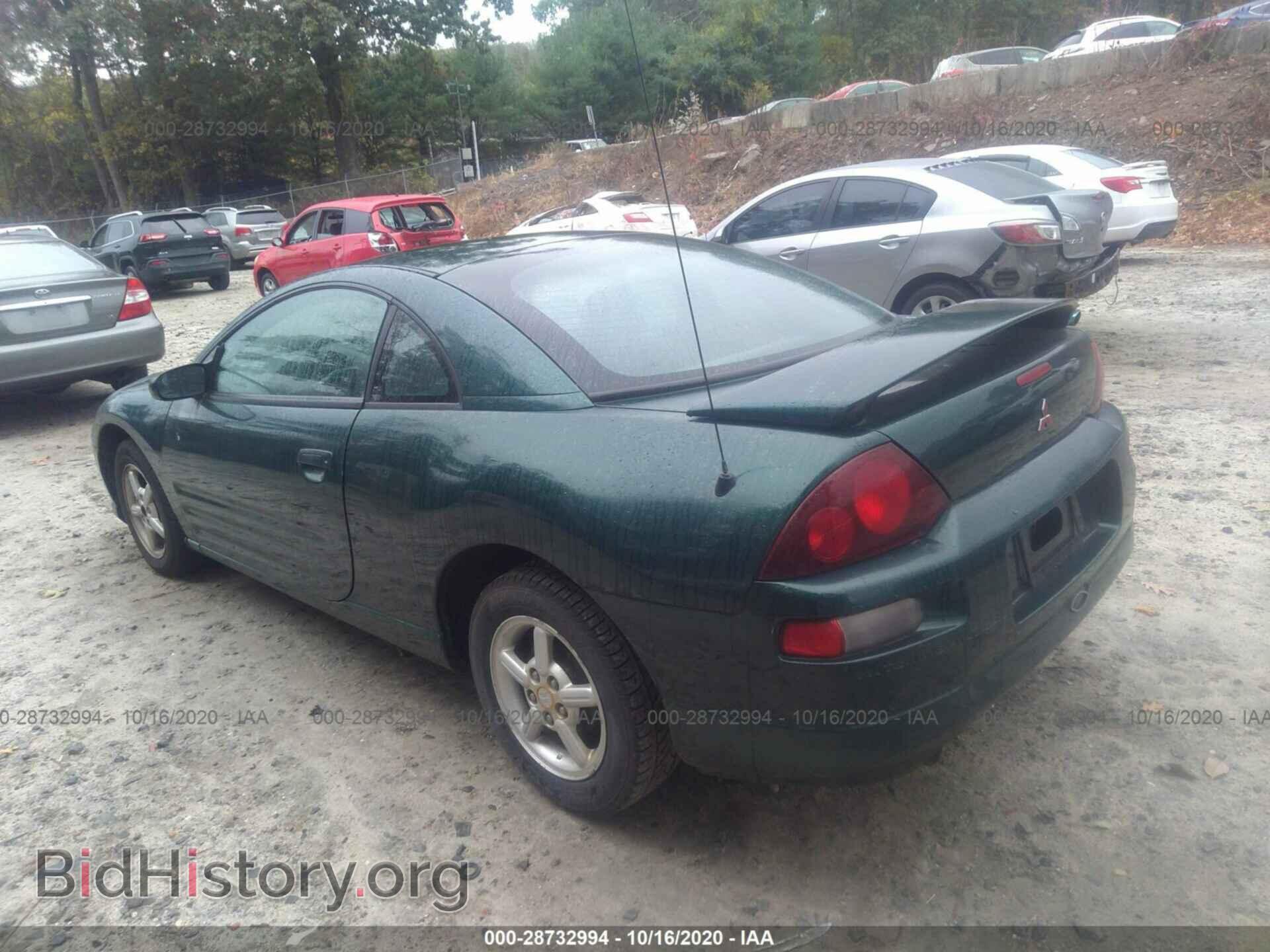 2001 MITSUBISHI ECLIPSE - VIN: 4A3AC34G51E035137 - Фото 3